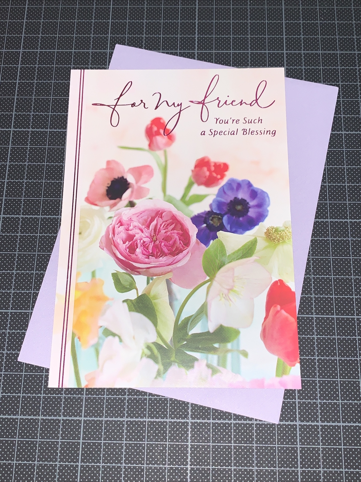 Hallmark Birthday Card For Friend: Floral Special Blessing Grace Celebration