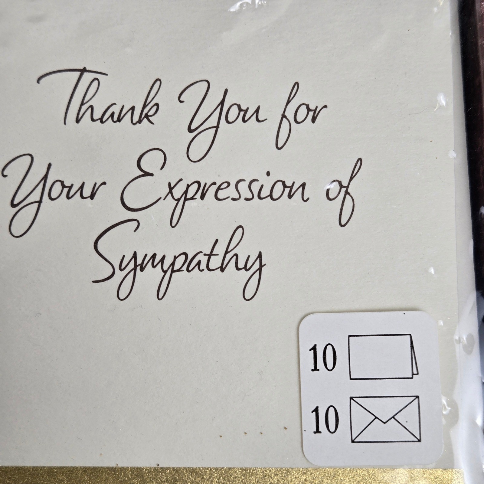 Box Set of 10 Hallmark Thank You Cards & 10 Envelopes, Blank Inside, New Sealed