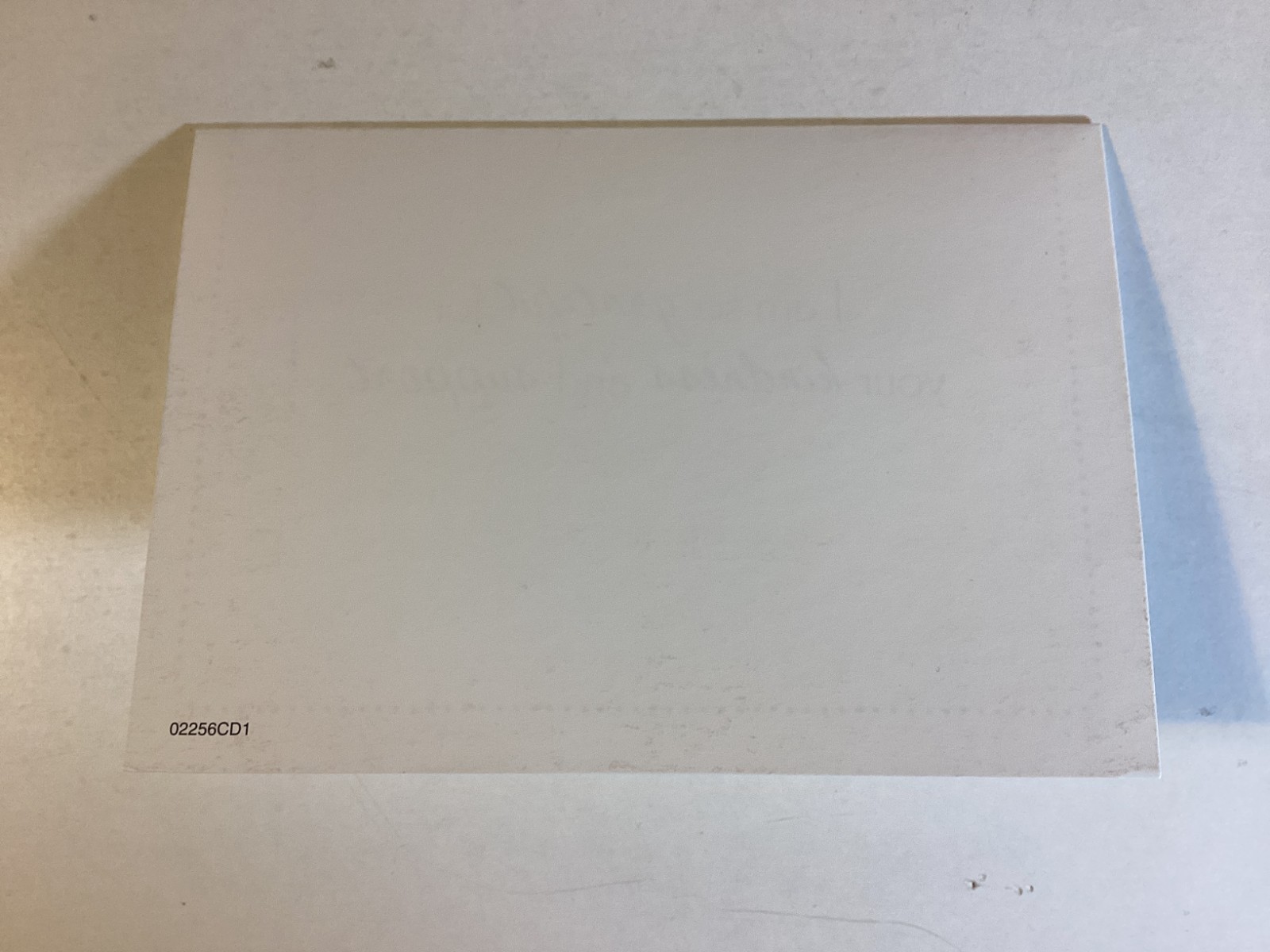 Thank You Card Flowers 5″ X 3-1/2″ with Matching Envelope
