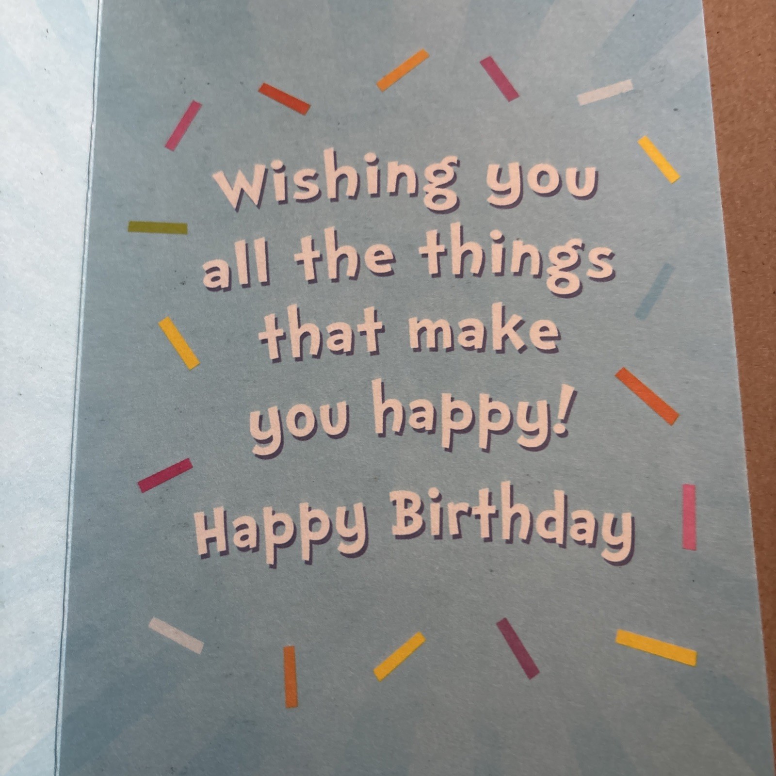 Birthday Brother May Your Wishes Come Thru 5’x7.75″ Stockwell Greeting Card