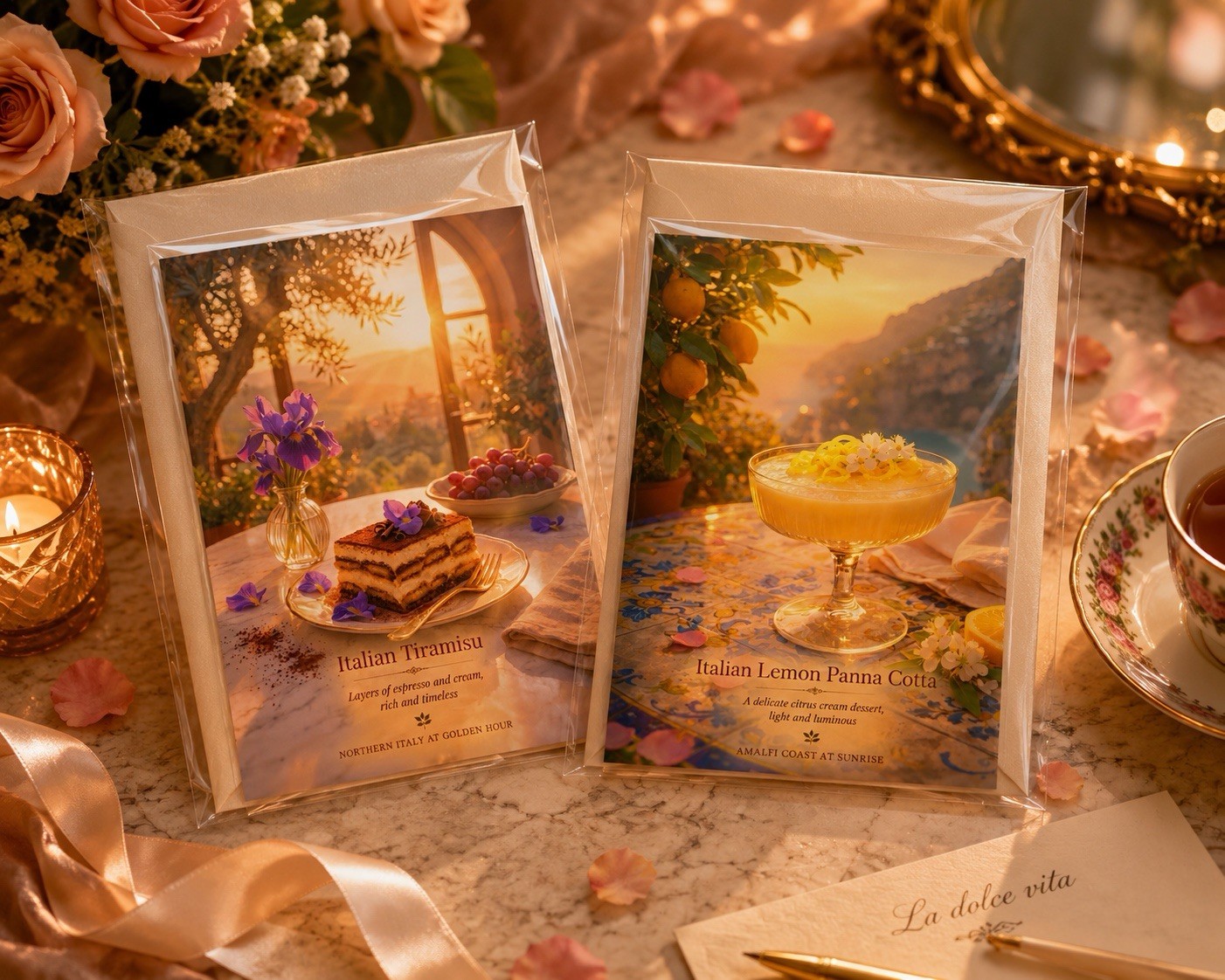 Luxury Italian Art Greeting Cards – Boxed Set of 7