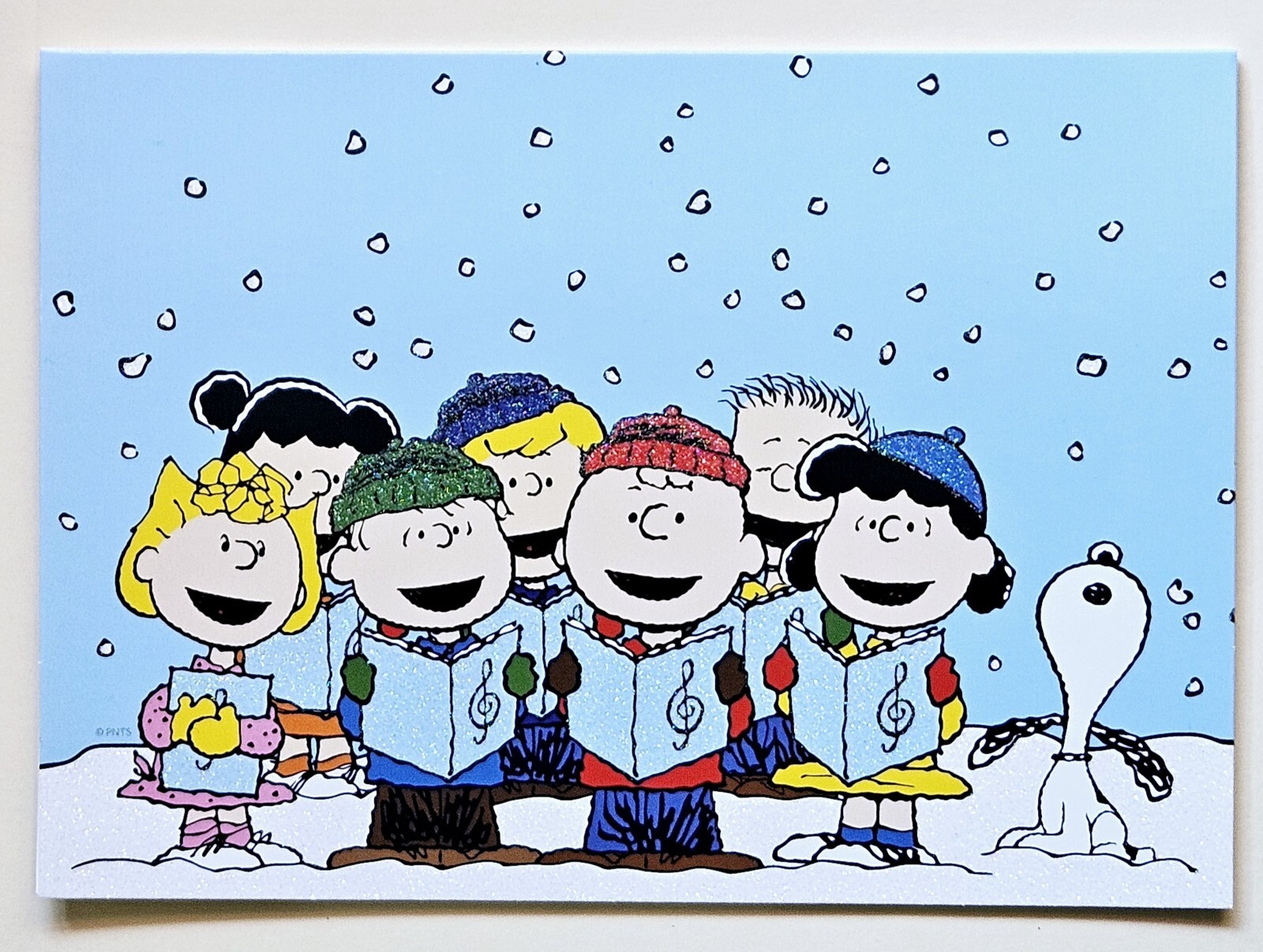 Peanuts “Snoopy & Friends” /Merry Christmas Greeting Card (+ Envelope 6×4″)