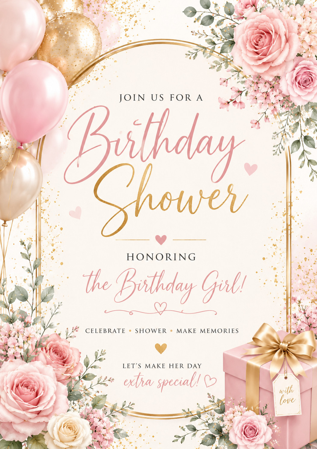 You Sparkle Like STARS pink Shiny BIRTHDAY Happy Card