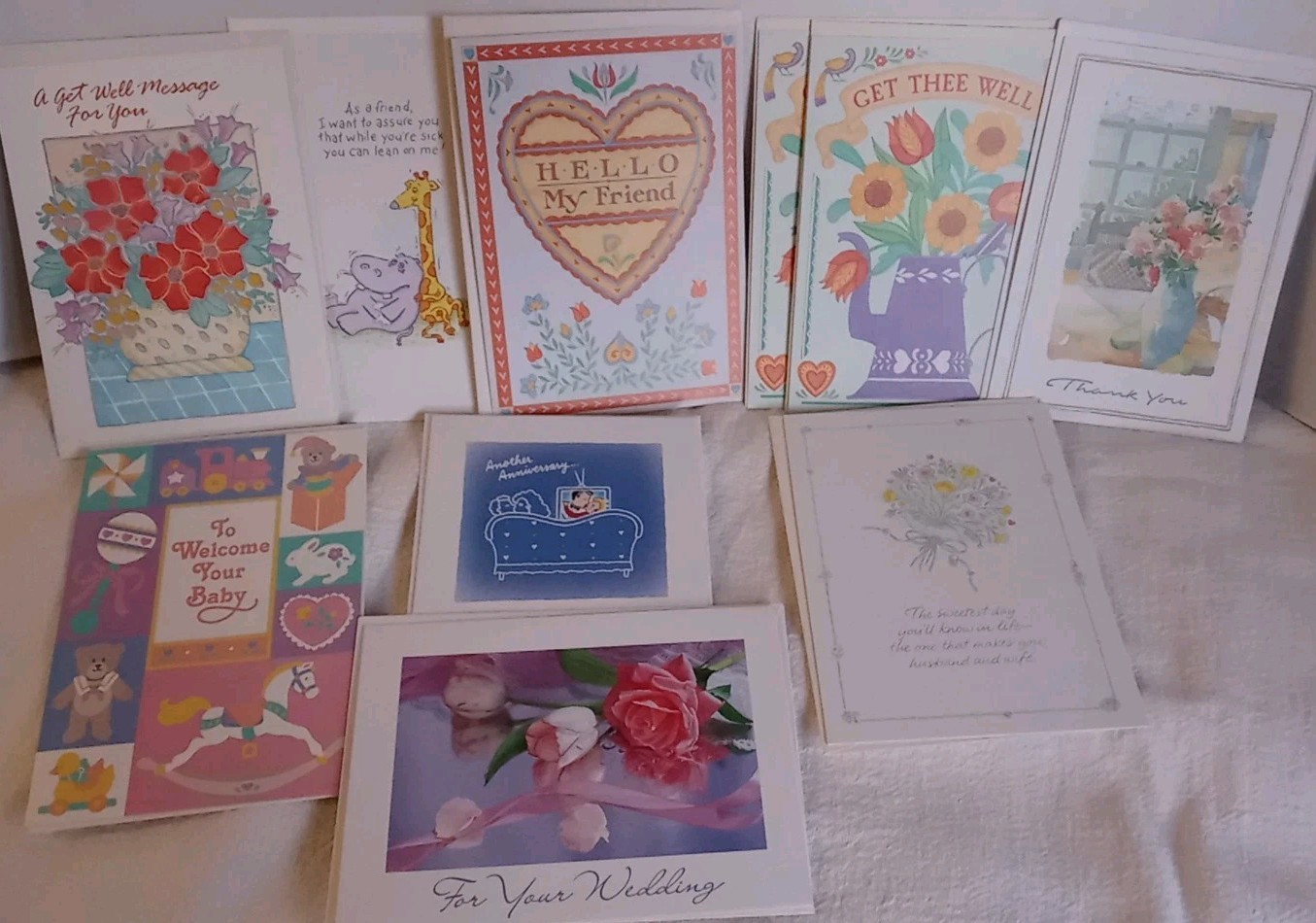 10 All Occasion Greeting Cards Current Standard Sized Cards