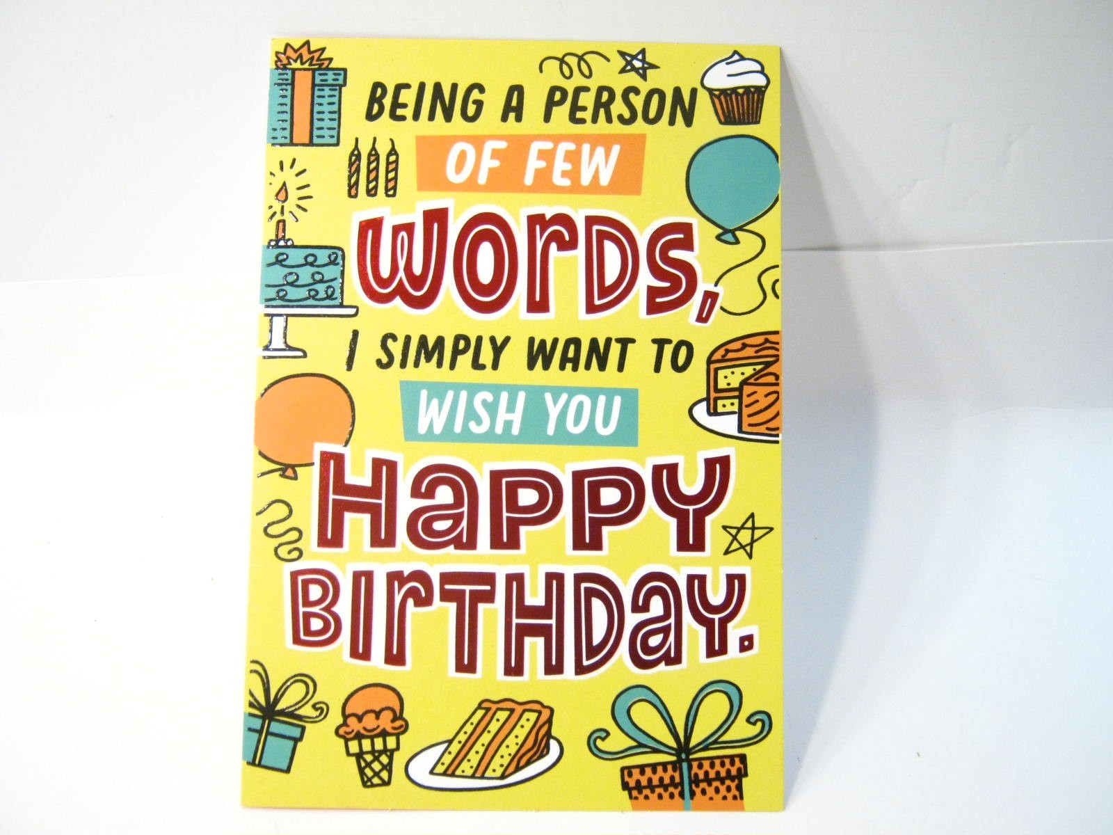 Funny Goofy Birthday Greeting Card for Friend Son Daughter Sister Brother anyone