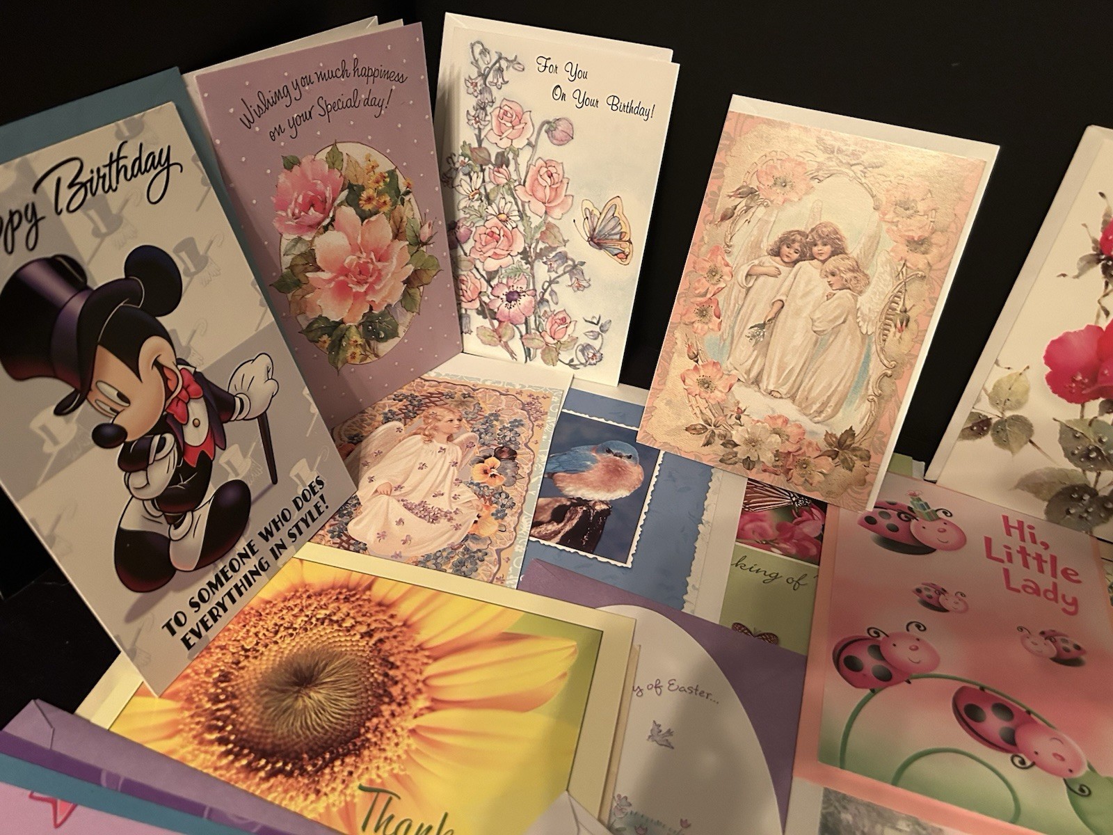 Greeting Cards & Envelopes Mixed Lot of 28 Unused Some Vintage