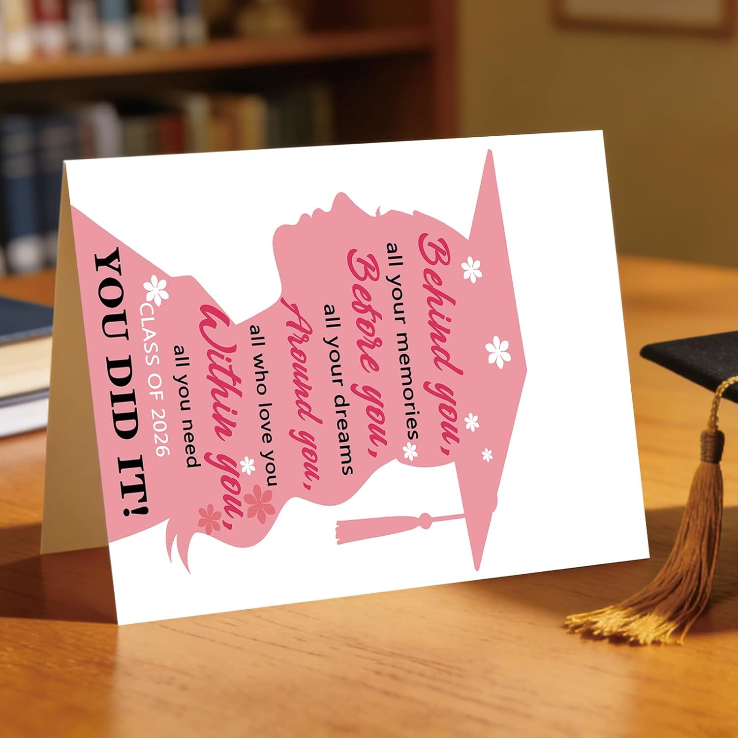 2026 Graduation Card for Her Girl Teen, Congratulations High School & College Gr
