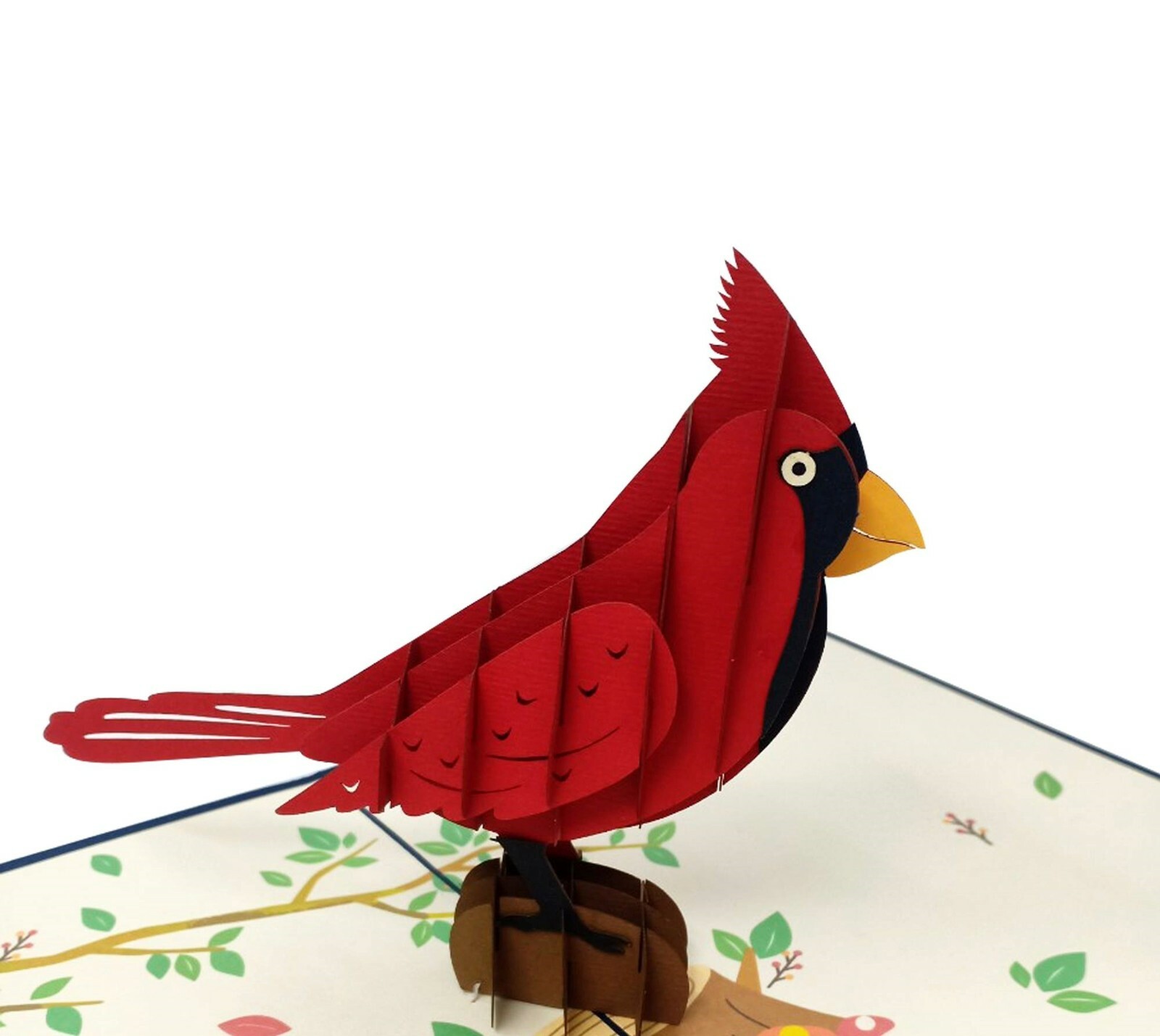 Cardinal 3D Pop Up Greeting Card, For Happy Birthday thinking of you get well