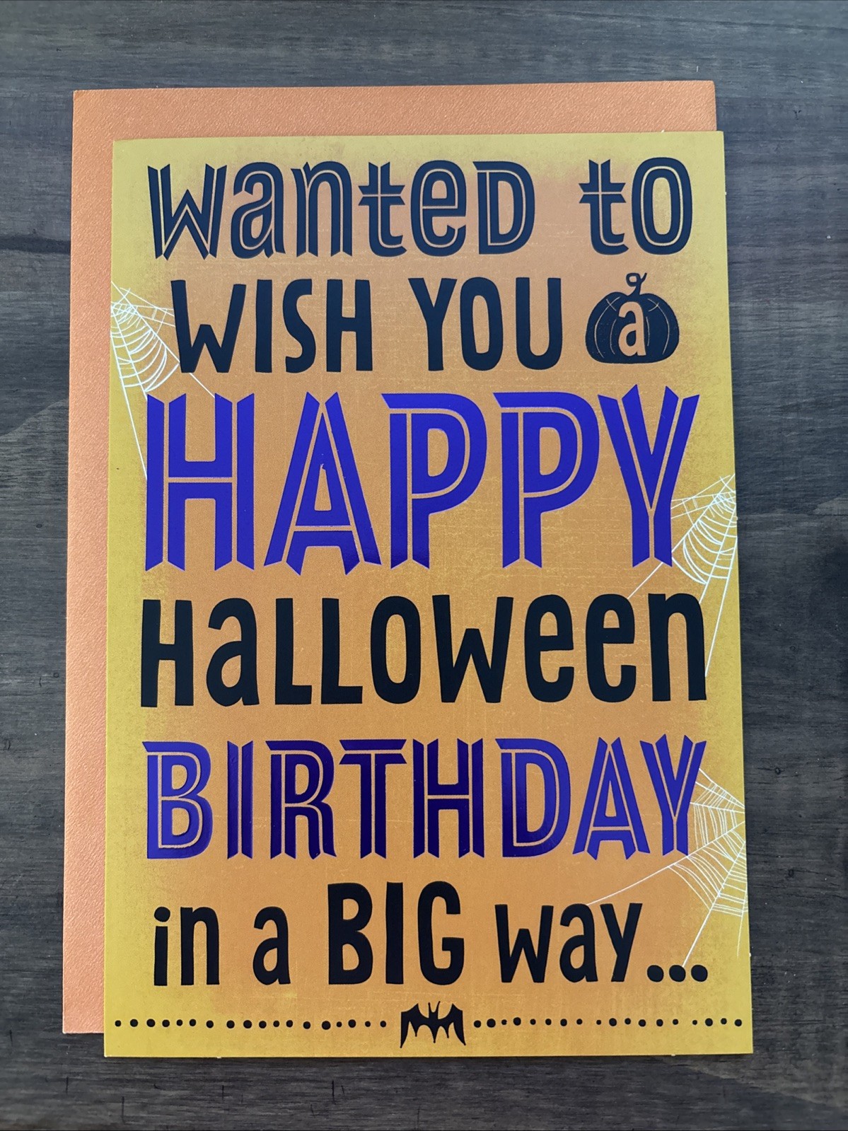 Hallmark Expressions Happy Halloween BIRTHDAY Greeting Card