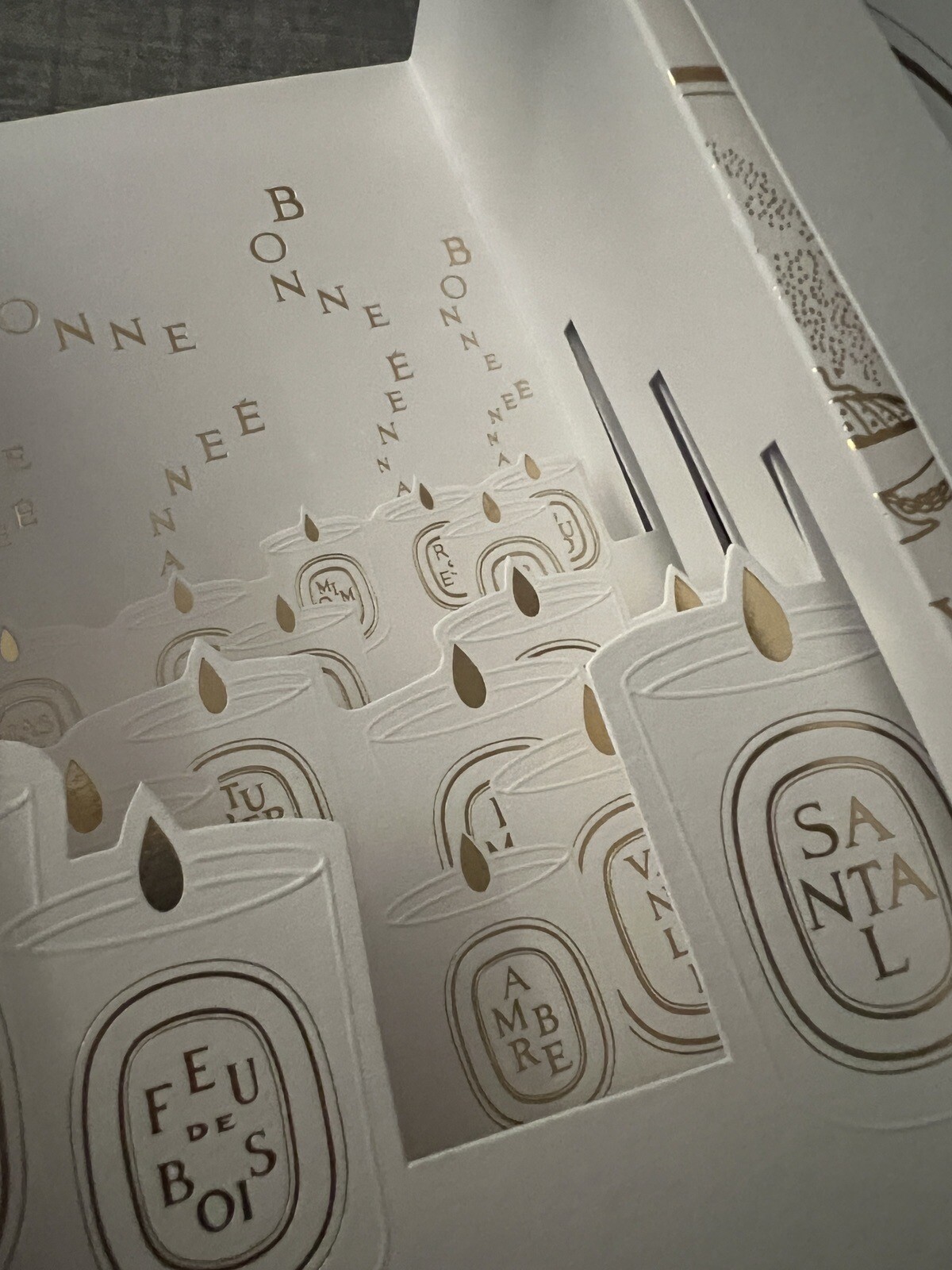 DIPTYQUE Holiday XMAS 2023 New Year’s CARD RARE! Limited Edition! Collector’s!