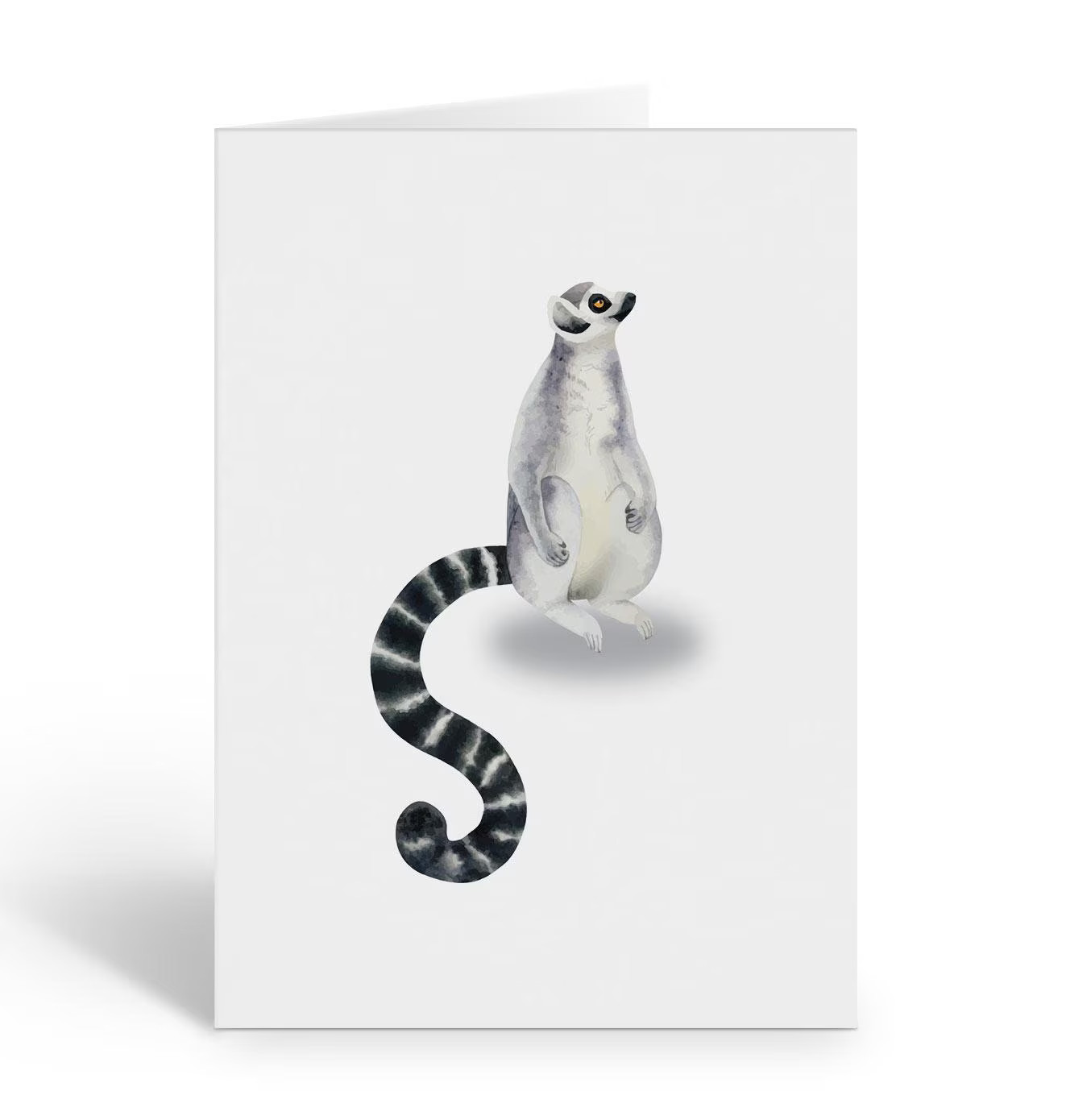 Ringtail Cat Watercolor Note Cards – 10 Cardss – 4.25 x 5.5 inches – B14588