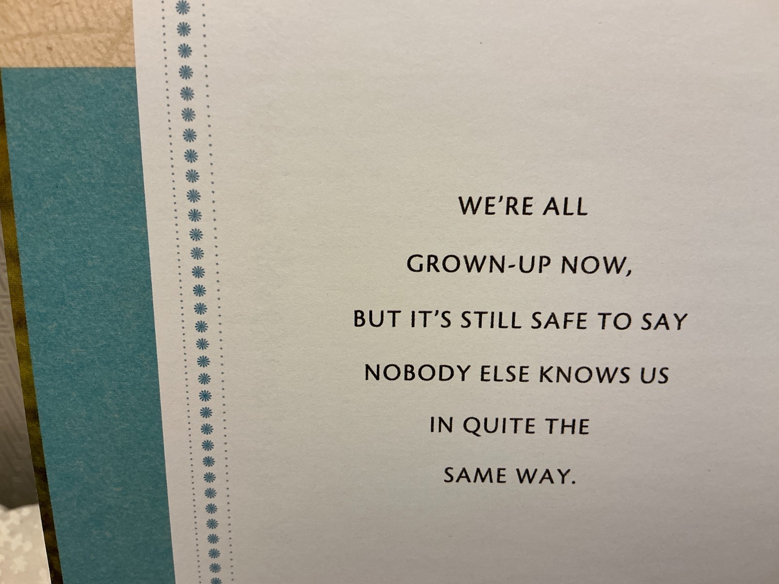 BROTHER FATHER’S DAY HALLMARK CARD New with Envelope “Warm memories..”