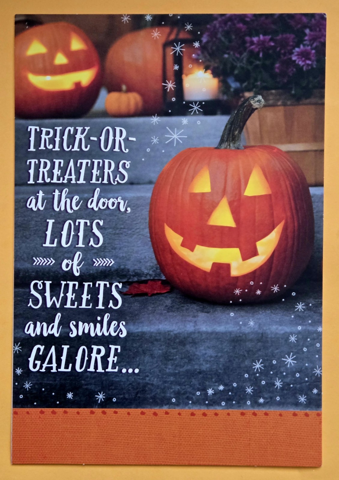 Happy Halloween Greeting Card (+ Envelope 5×7″).