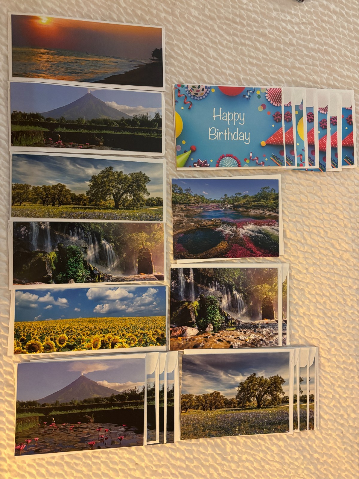 Americares Charity – Greeting Card Lot of 32 Cards w/Envelopes – Scenic Photos!