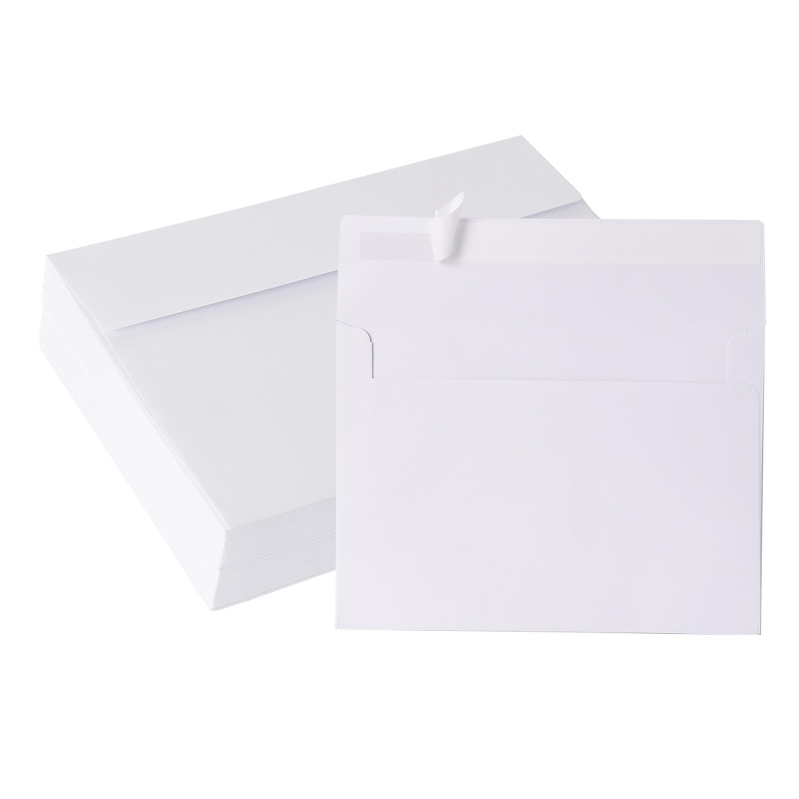 White Envelopes, 50 Pack, 5 x 7 Inch, A7 Card 5.5×7.5