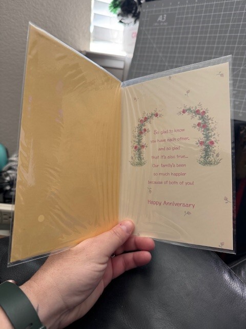 Special Thoughts Son And Daughter In Law Card & Envelope New!!!