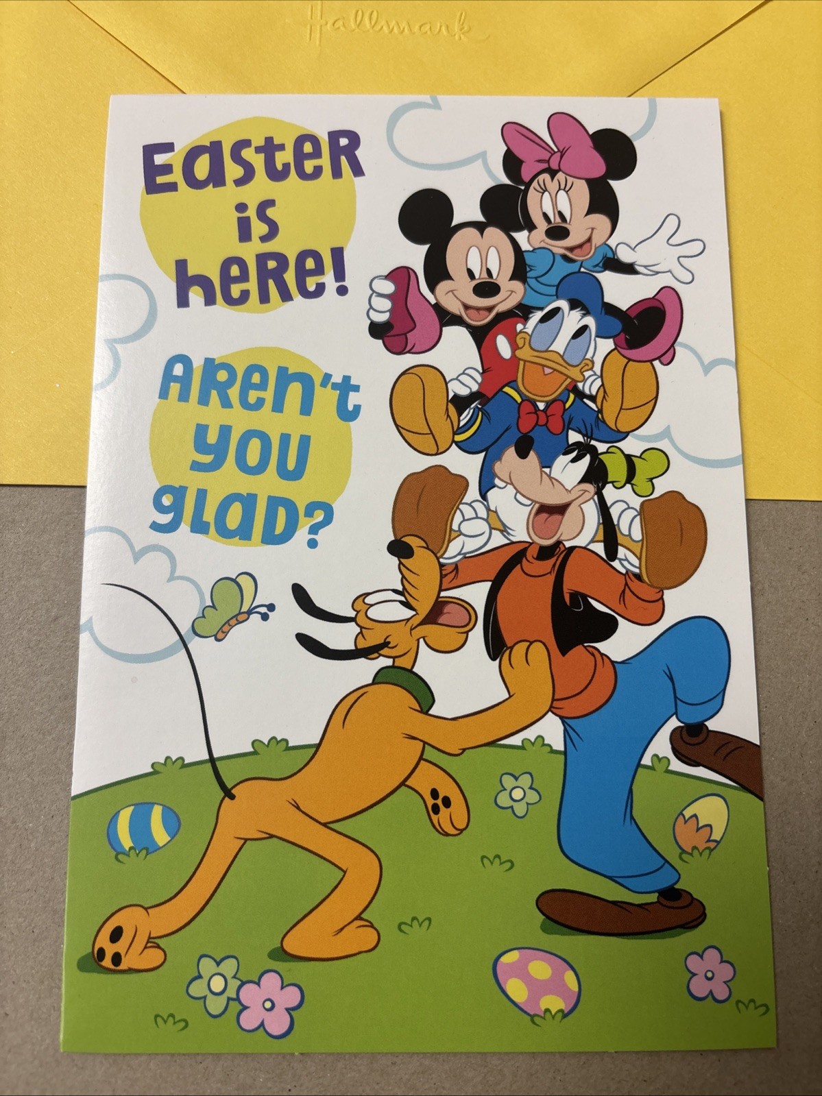 It’s Easter Minnie Mouse Disney 5”x7”Hallmark Expressions Greeting Card