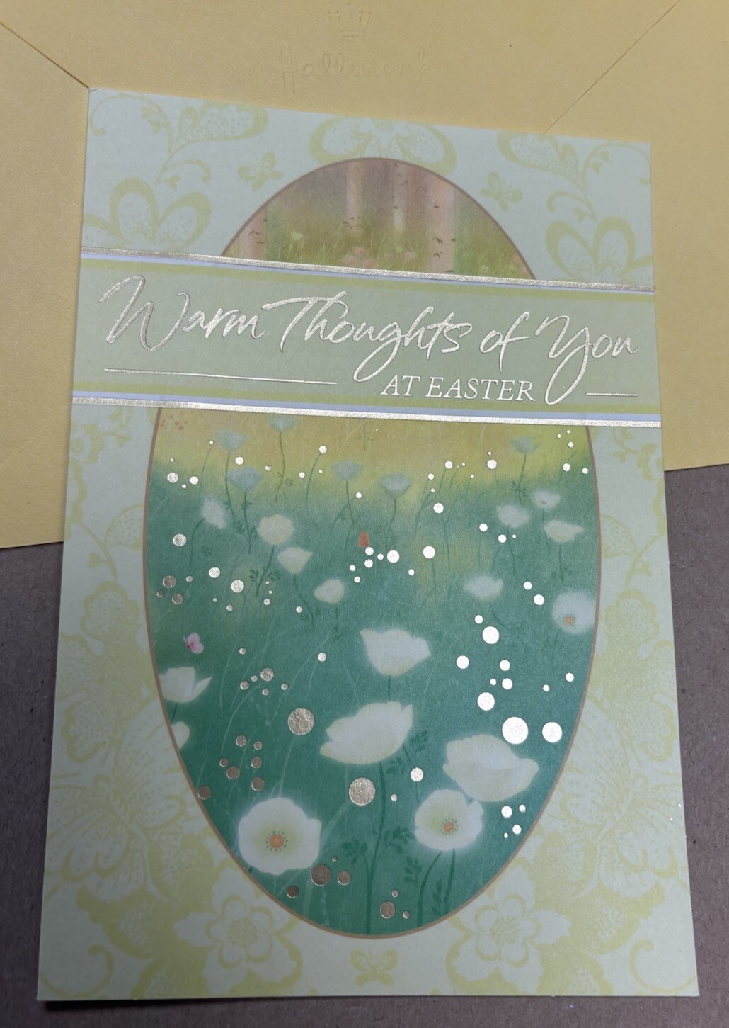Easter Warm Thoughts Of You Blessings 5”x7” Hallmark Greeting Card