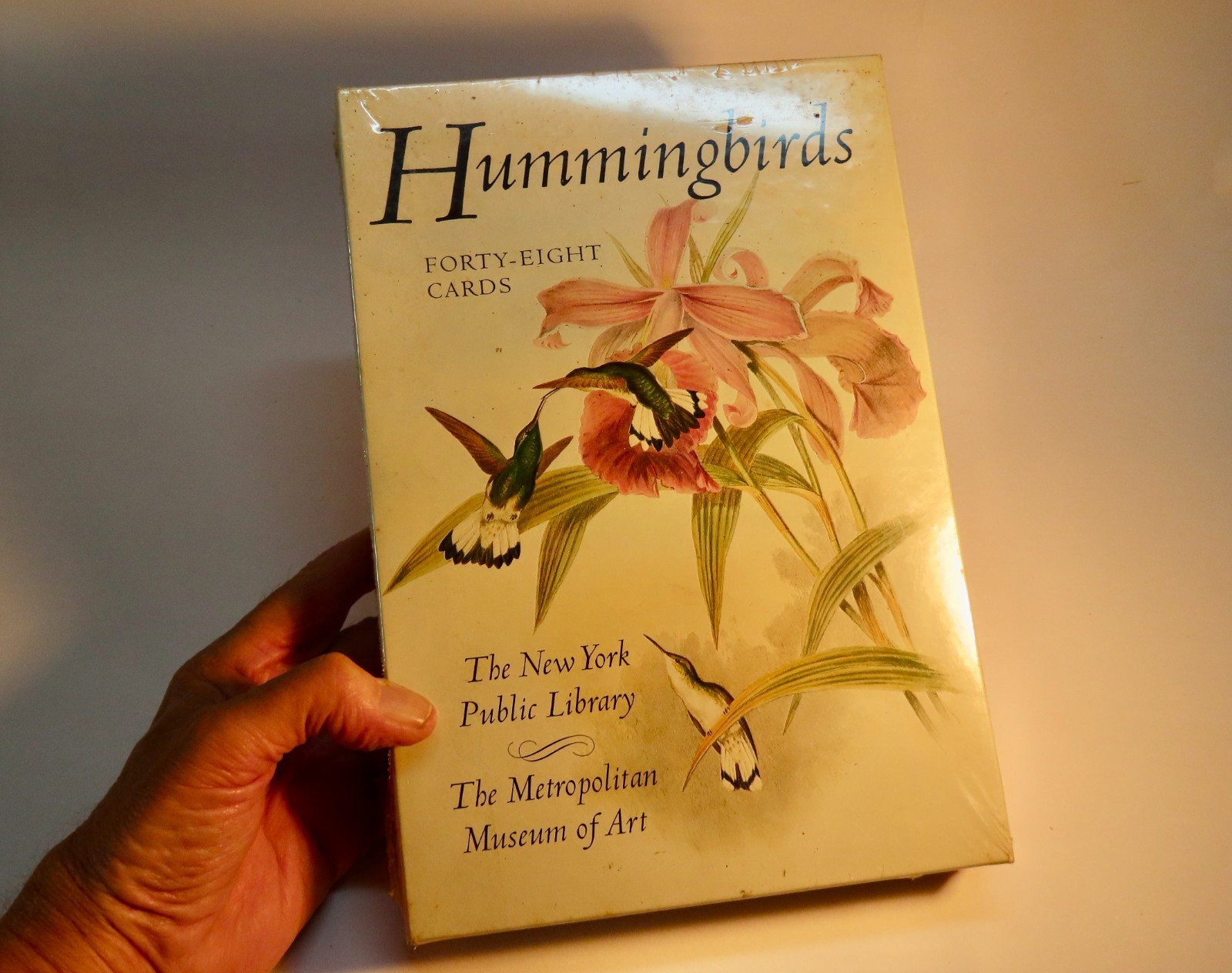 Bird Lover Gift, 48 Hummingbird Blank Cards/Envelopes, Met. Mus. of Art, Sealed