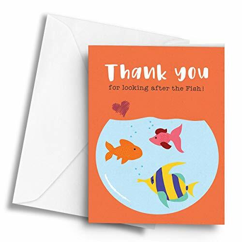Thank You for Looking After The Fish! – A5 Greetings Card