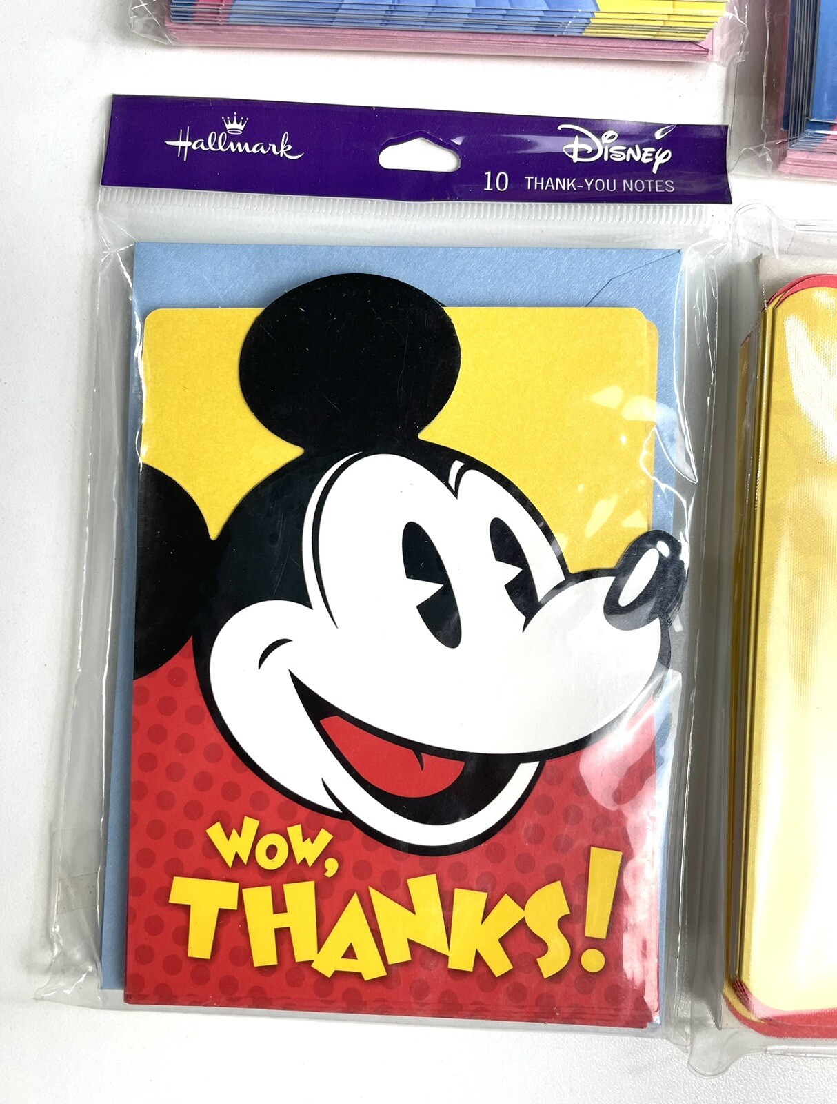 Hallmark Disney Peanuts THANK YOU Note Cards 4 10-Packs Princess Mickey Snoopy
