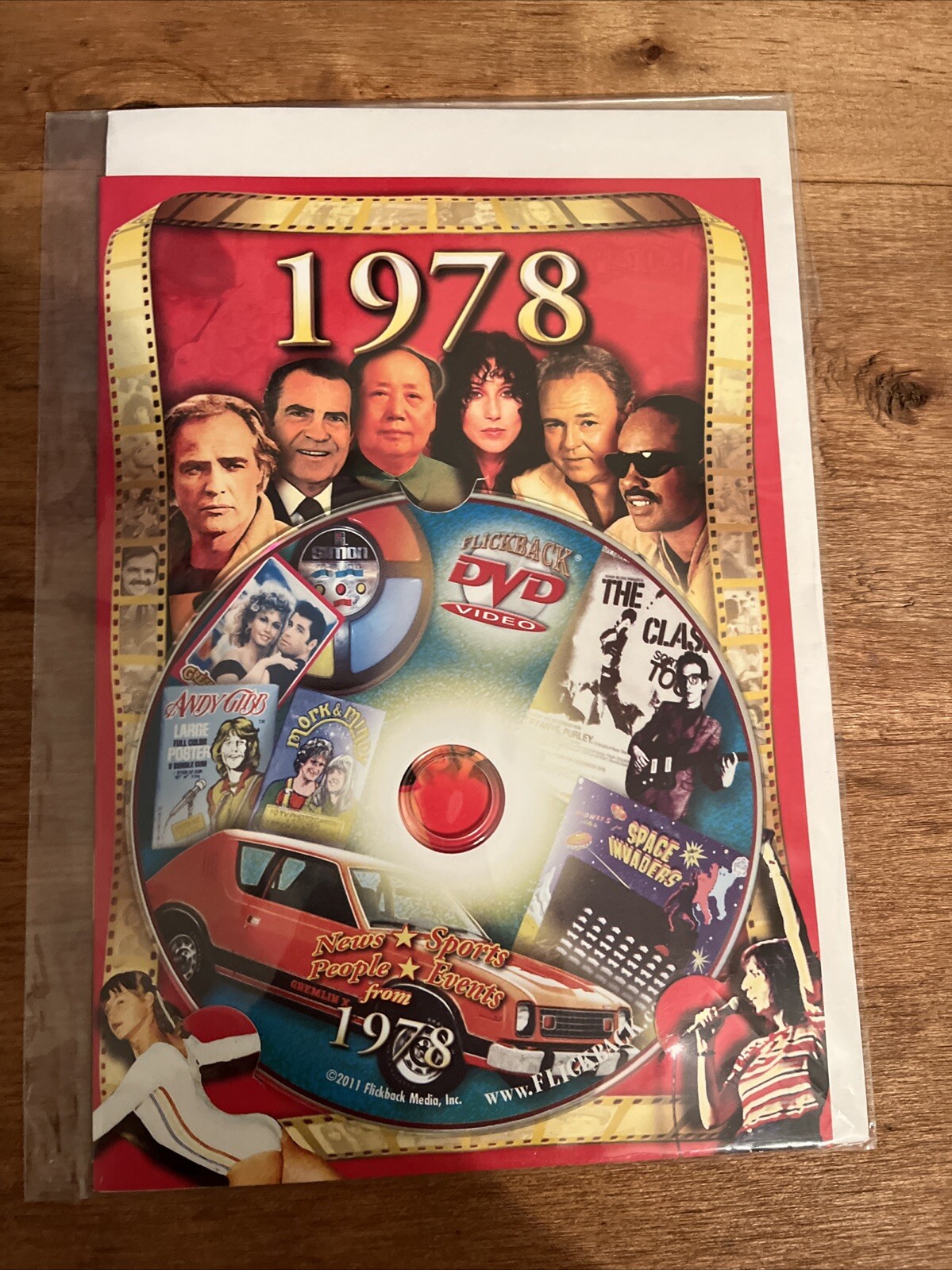 1978 Flickback DVD Video Greeting Card: Great Birthday or Anniversary Gift