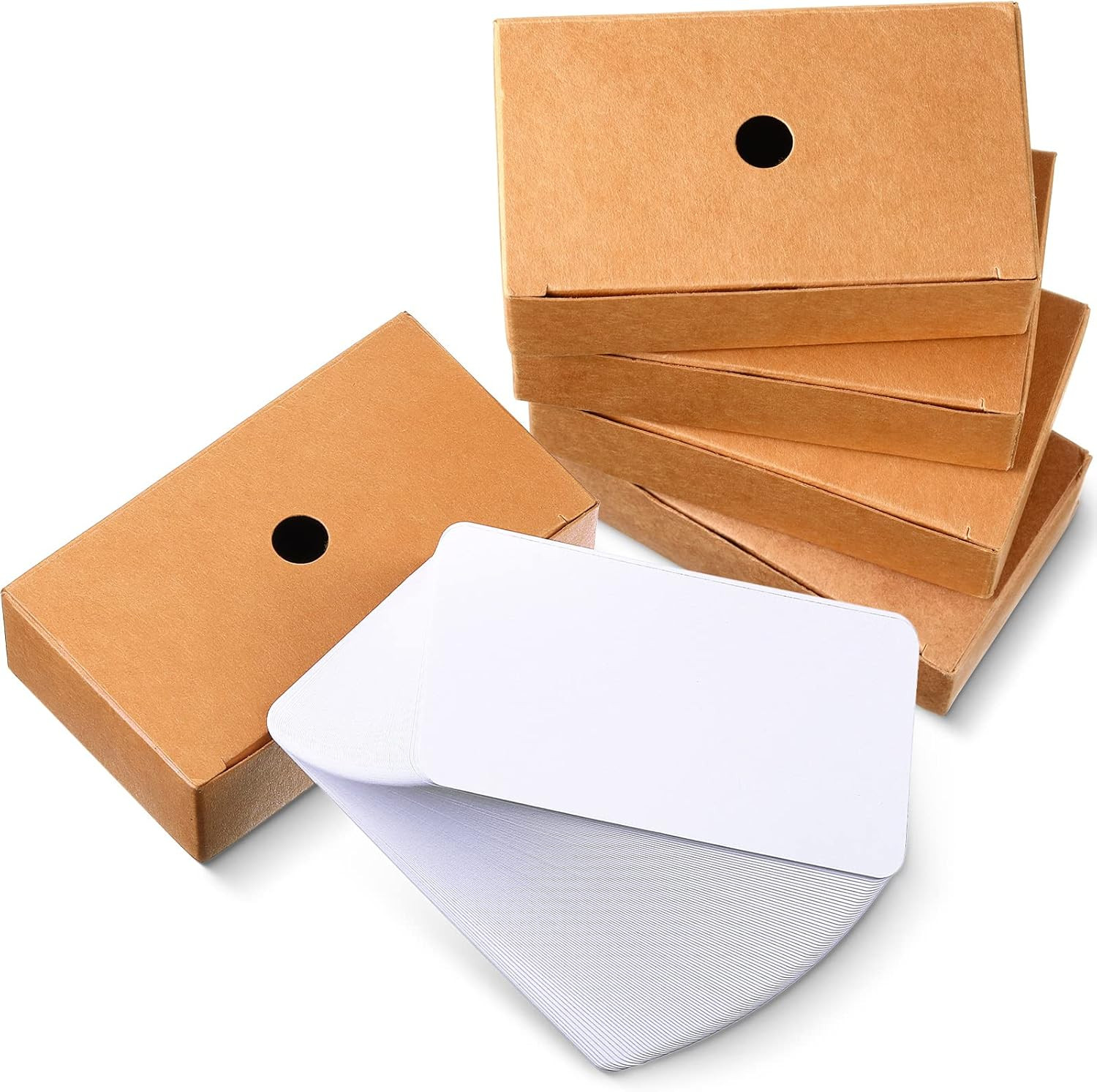 500 Pcs Blank Business Cards Cardstock 2 x 3.5 Blank White Business Cards S
