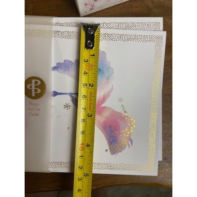 Angel Watercolor Christmas Cards Gold Foil Boxed Set 16ct Peter Pauper Press