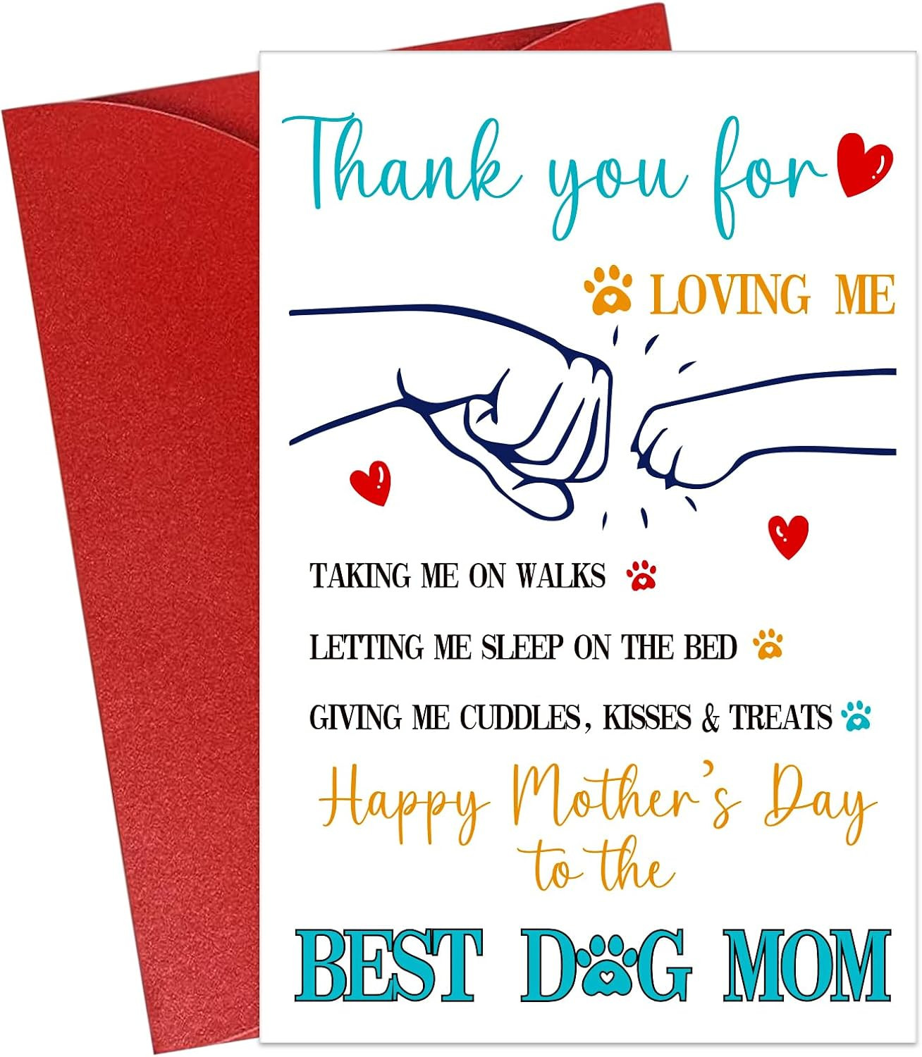 Happy Mother’S Day Card from Dog Puppy – Best Dog Mom Gifts for Women