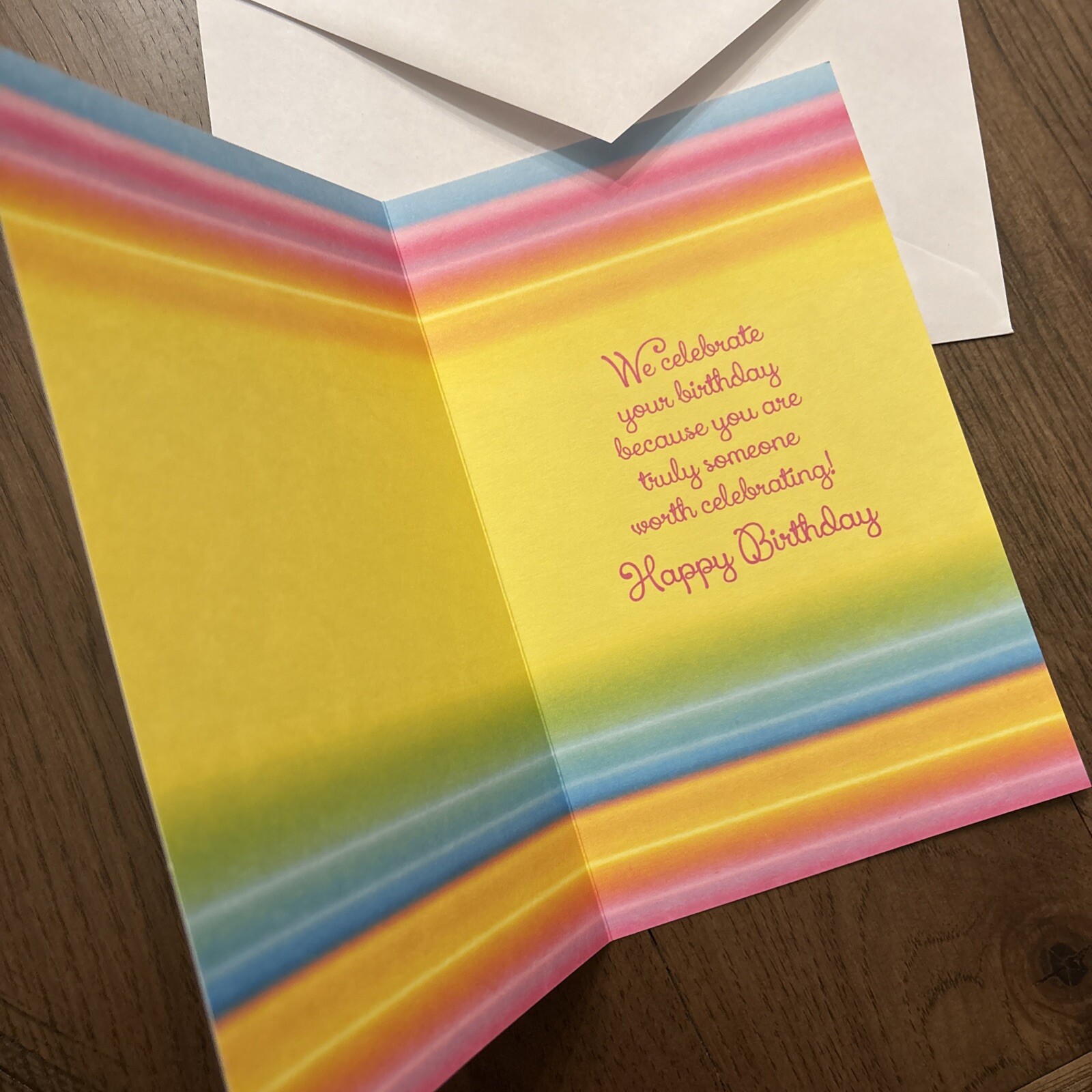 Birthday With Love Niece Colorful Cupcake 5’x7.75″ Stockwell Greeting Card