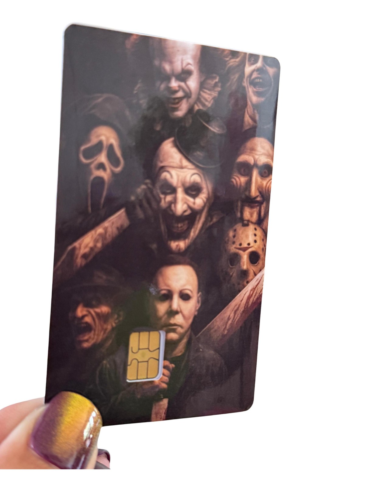 Horror Legends Decal Stickers – Durable Adhesive Card Sticker Covers for