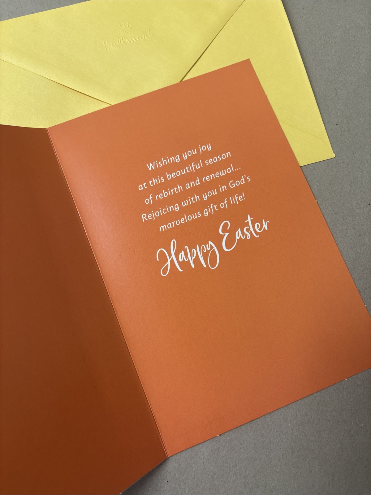 Easter He Is Risen God’s Marvelous Gift Religious 5.5”x8” Greeting Card