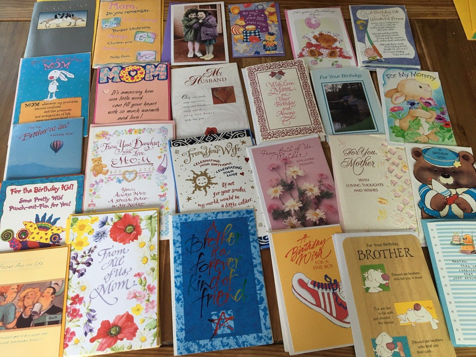 LOT OF 52 BIRTHDAY CARDS & ENVELOPES CARLTON CARDS $112 RETAIL