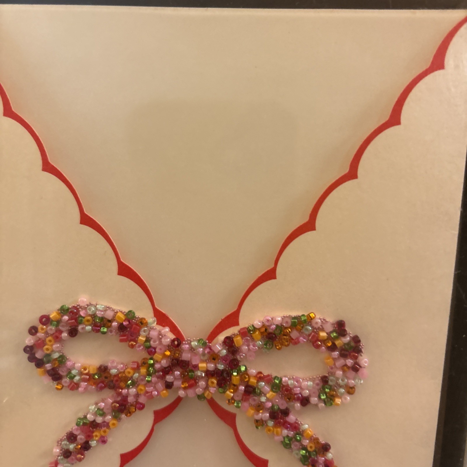 NEW Meri Meri Now Beaded Invitations Fancy Envelopes Water Paper 7 New (d3