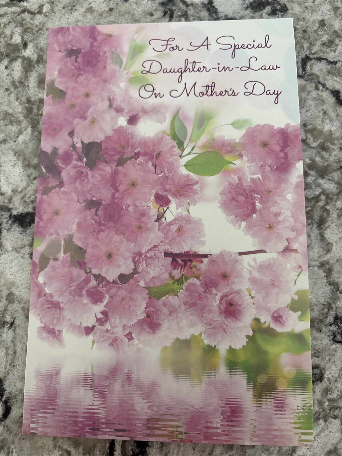 Mother’s Day DAUGHTER IN LAW Beautiful Flowers 5”x7.75″ Stockwell Greeting Card