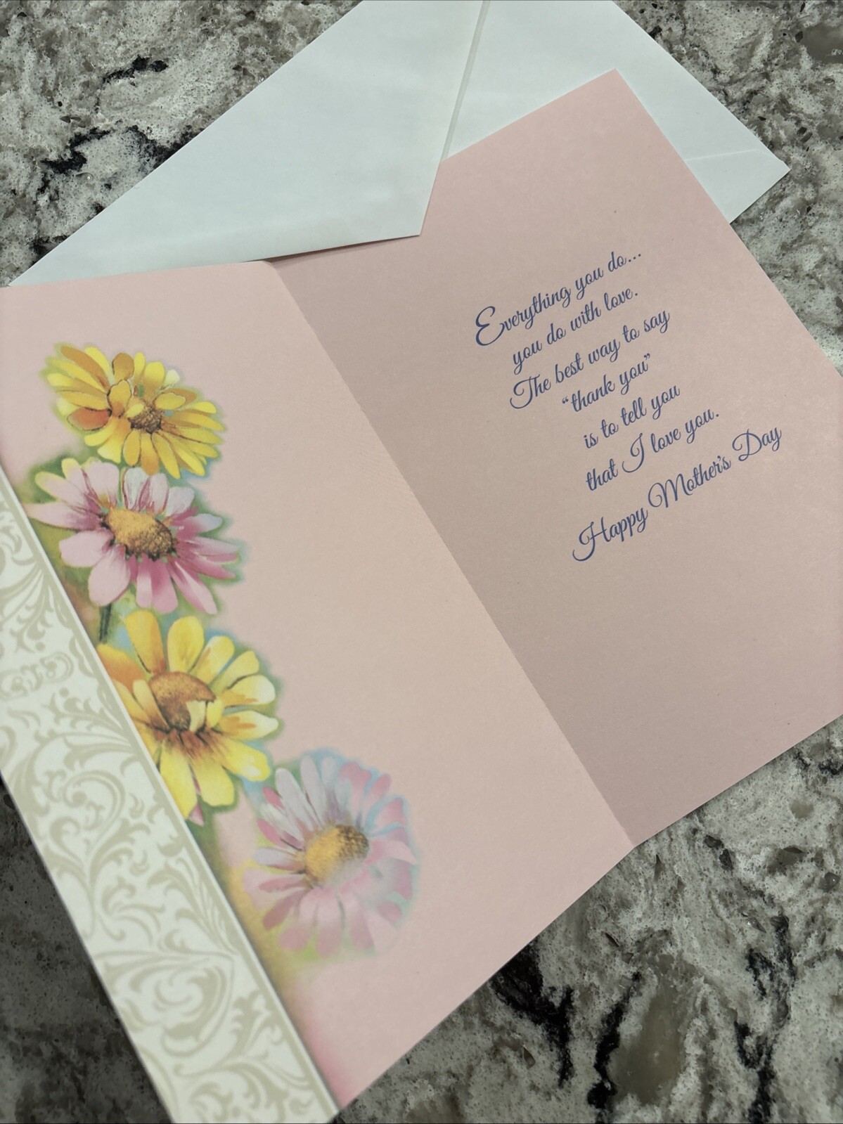 Happy Mother’s Day With Love ❤️ I Love You 5”x7.75″ Stockwell Greeting Card