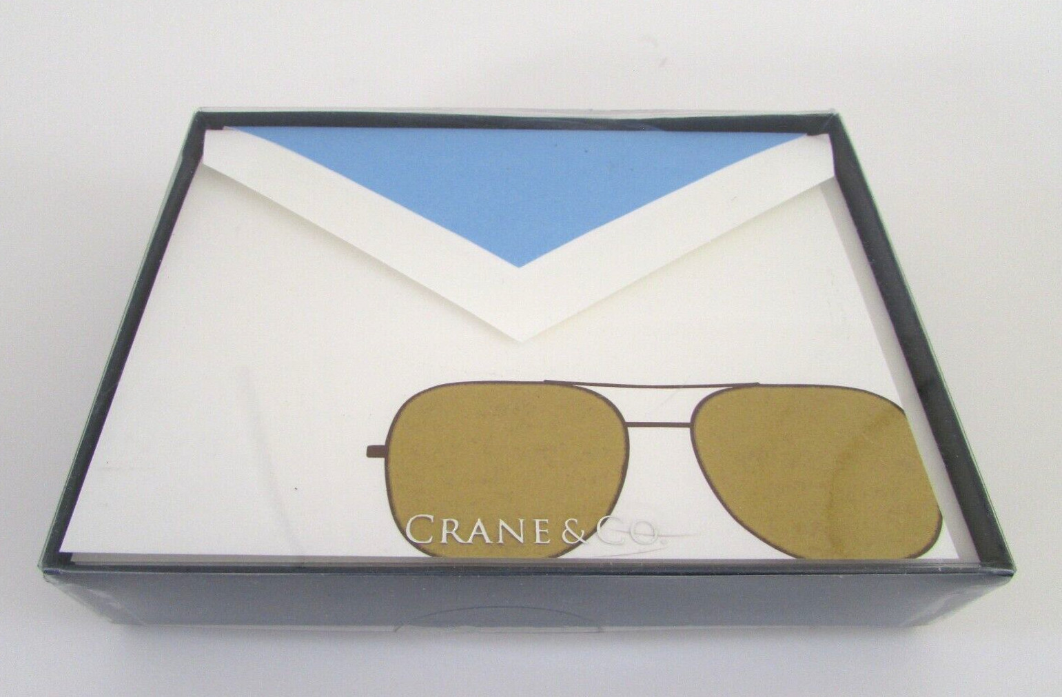 Crane & Co. Aviator Sunglasses Notecards Set 10 NIB
