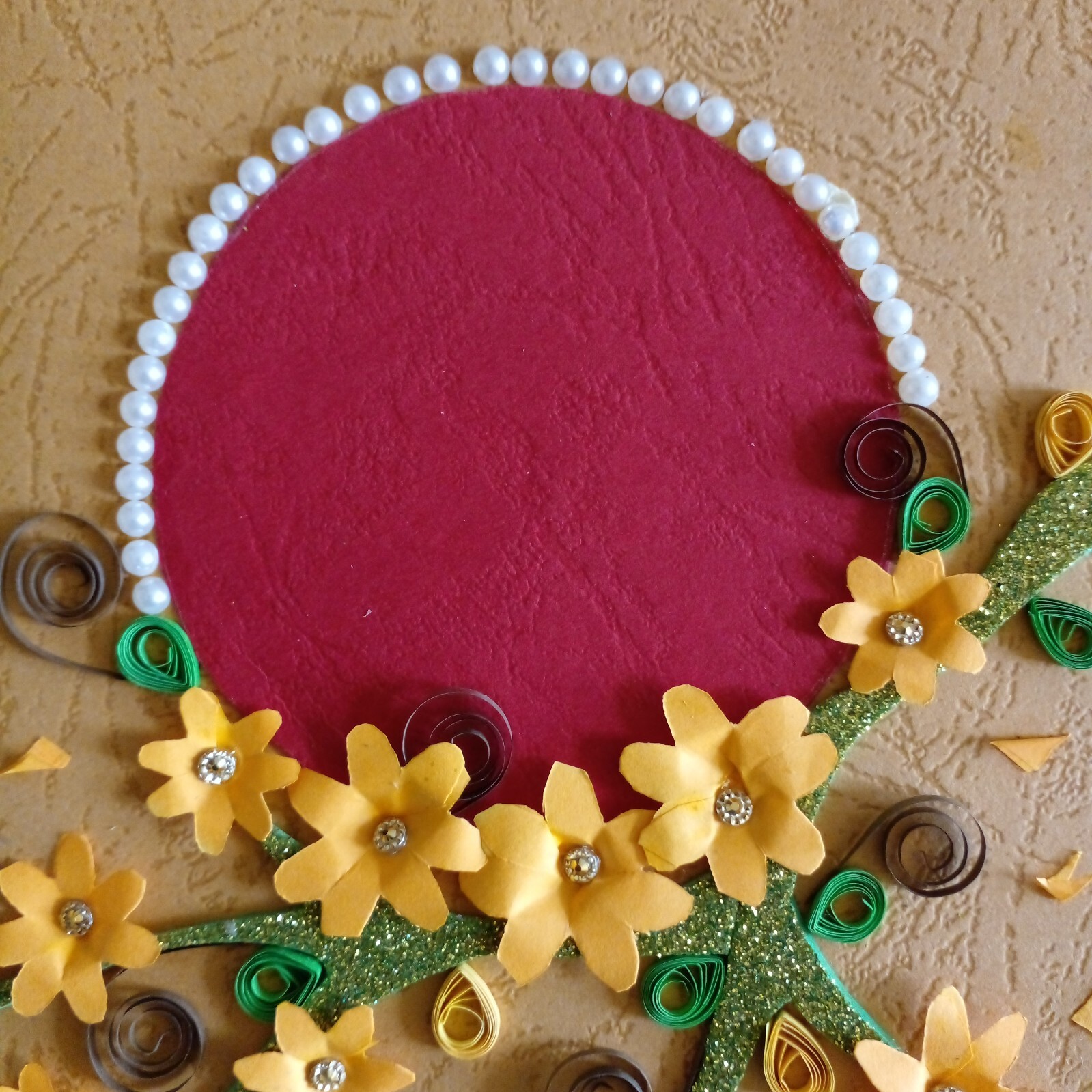 Greeting Cards From Sri Lanka Paper Quilled Handmade Flower Card