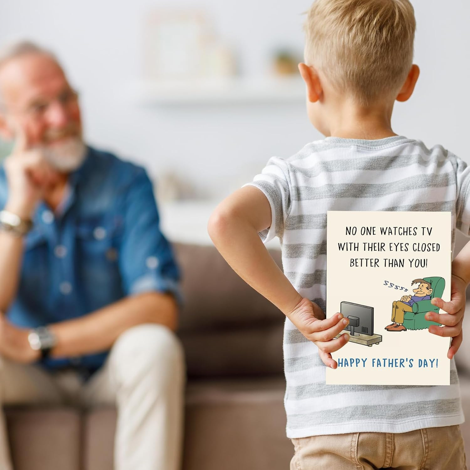 Funny Father’S Day Card for Dad Grandpa, Humorous Fathers Day Gift from Daughter