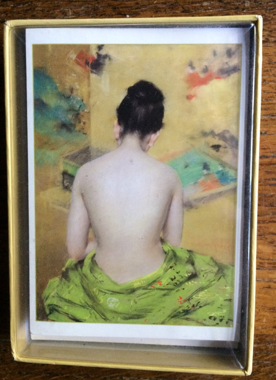 William Merritt Chase Box of 10 Notecards w/ Envelopes (3 1/2 x 5″) Nude