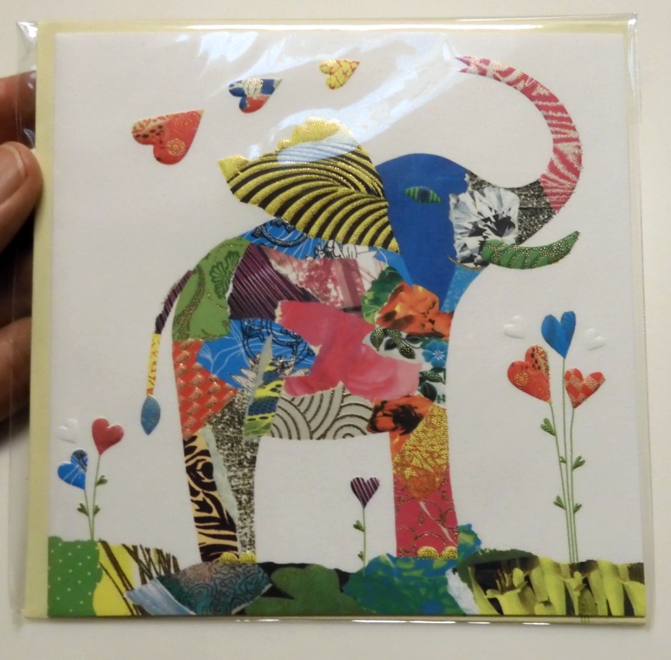 2 Papyrus Cards High Quality Turnowsky Designed Elephant Birthday Happiness