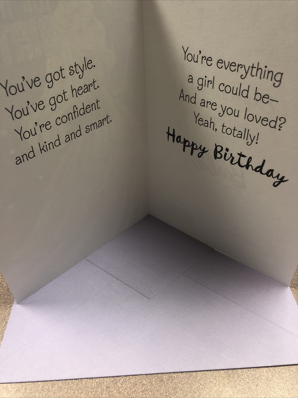Happy Birthday For The Birthday Girl Disney Barbie 5”x7” Hallmark Greeting Card