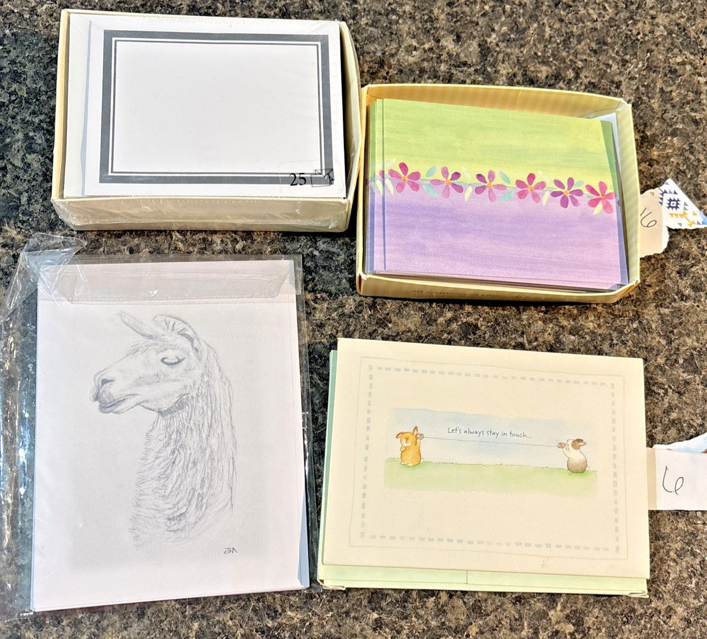Mixed Lot of 48 + Note Cards Greeting Cards For Crafting & Decor W/ envelopes