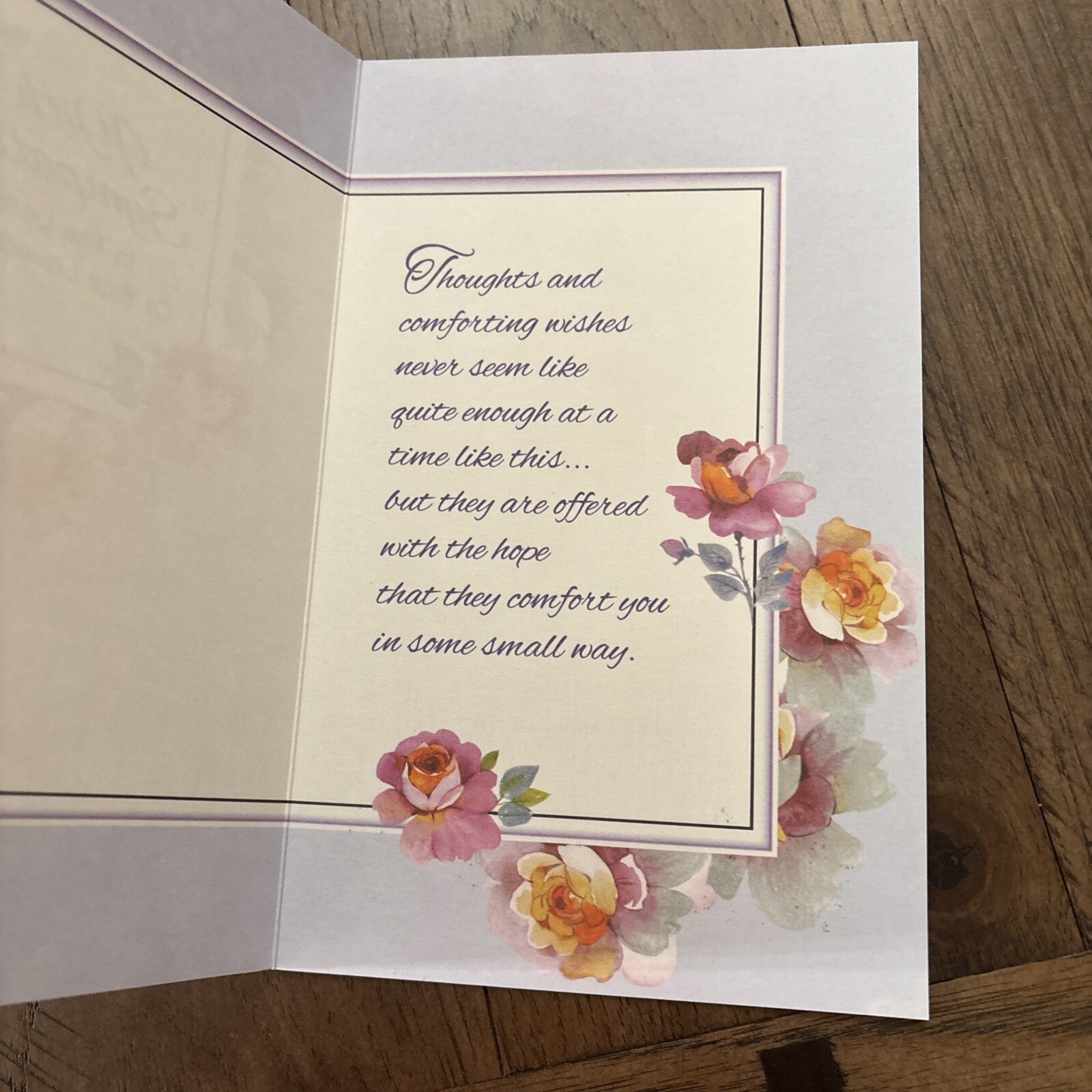 With Sympathy In The Loss Of A Loved One 5”x7.75″ Stockwell Greeting Card