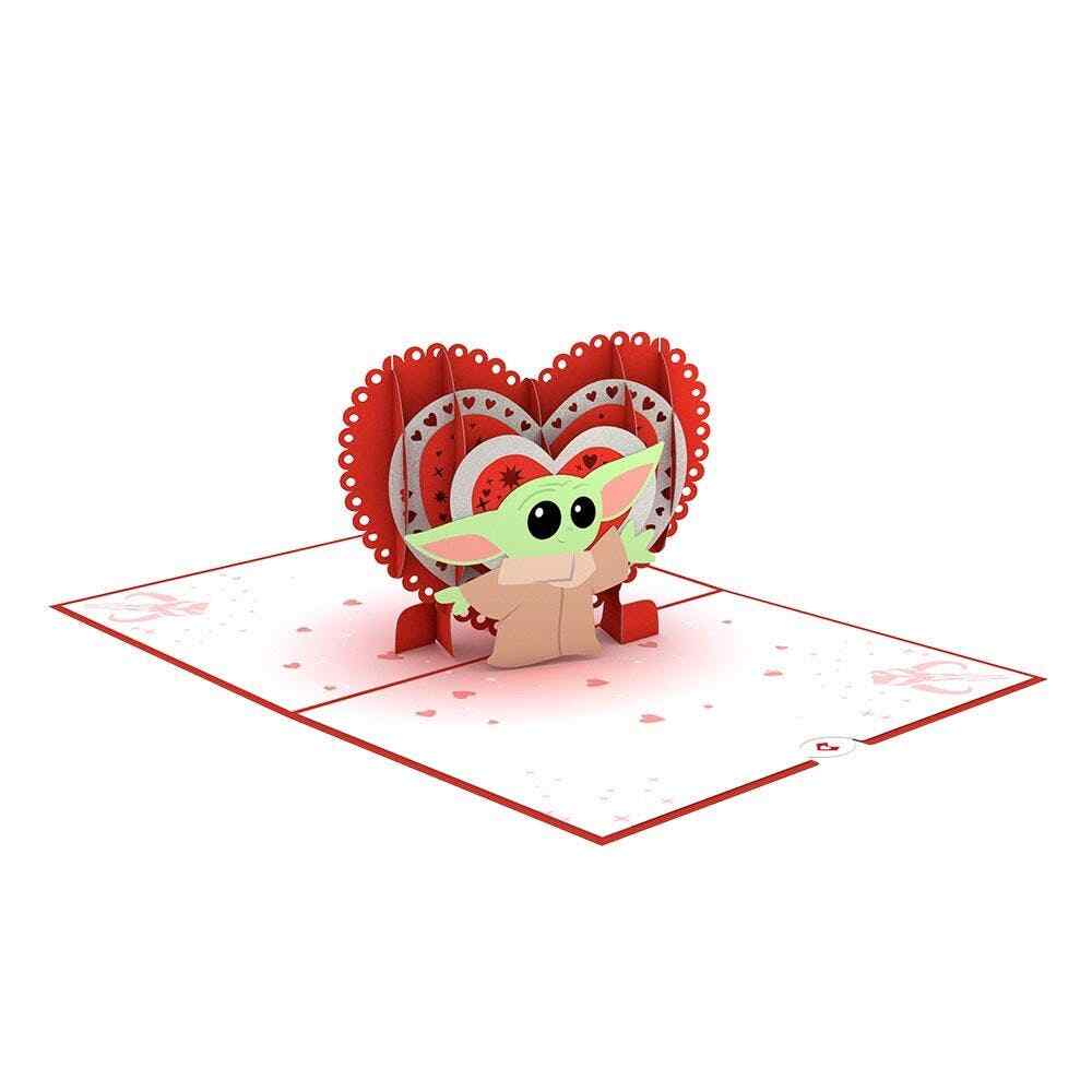 Lovepop Disney’s Star Wars The Mandalorian Valentine’s Way, 5″ x 7″ Pop-Up Card