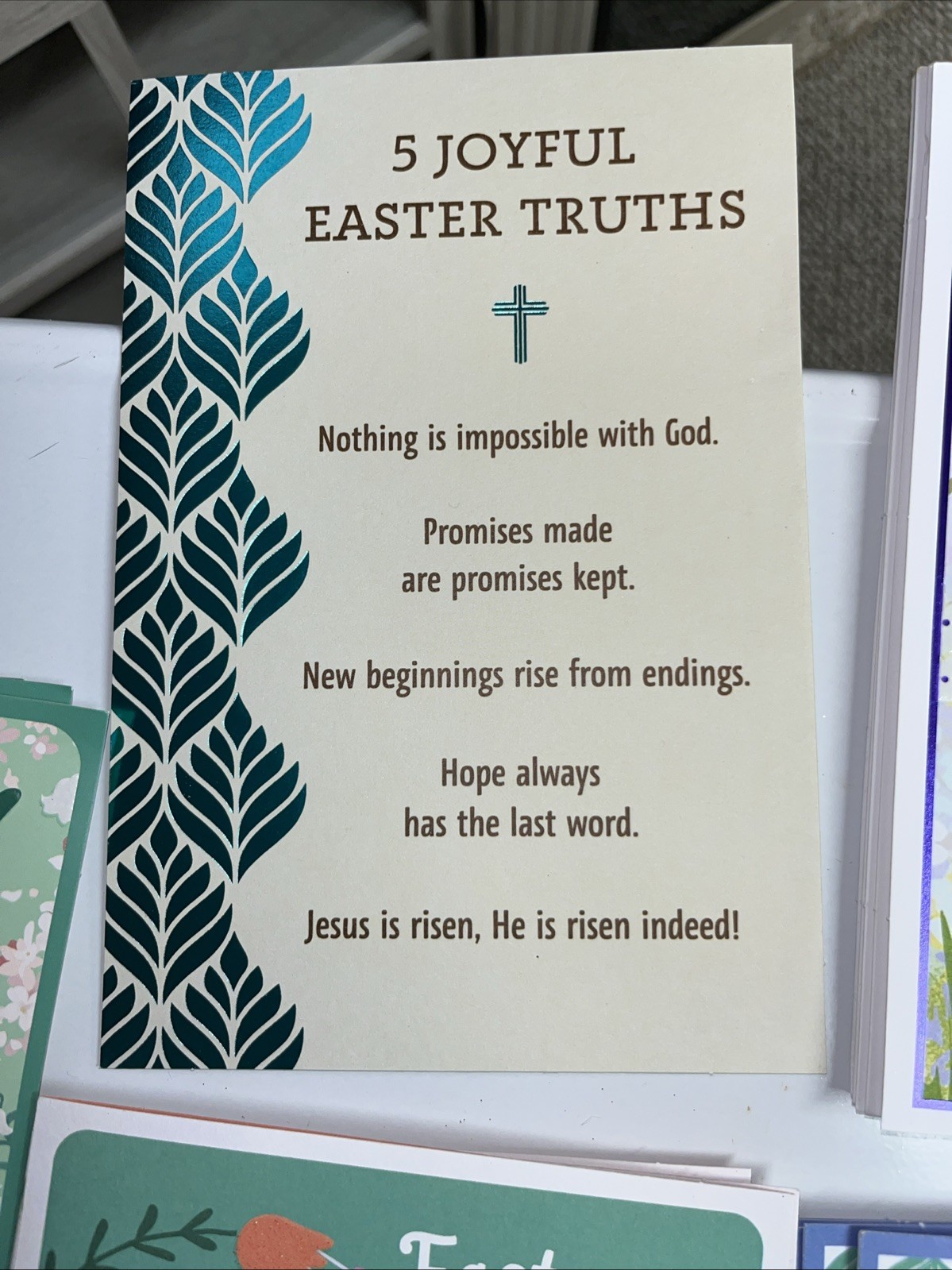 45 Religous Easter Holiday Cards, 7 Styles, DaySpring brand w Matching Envelopes