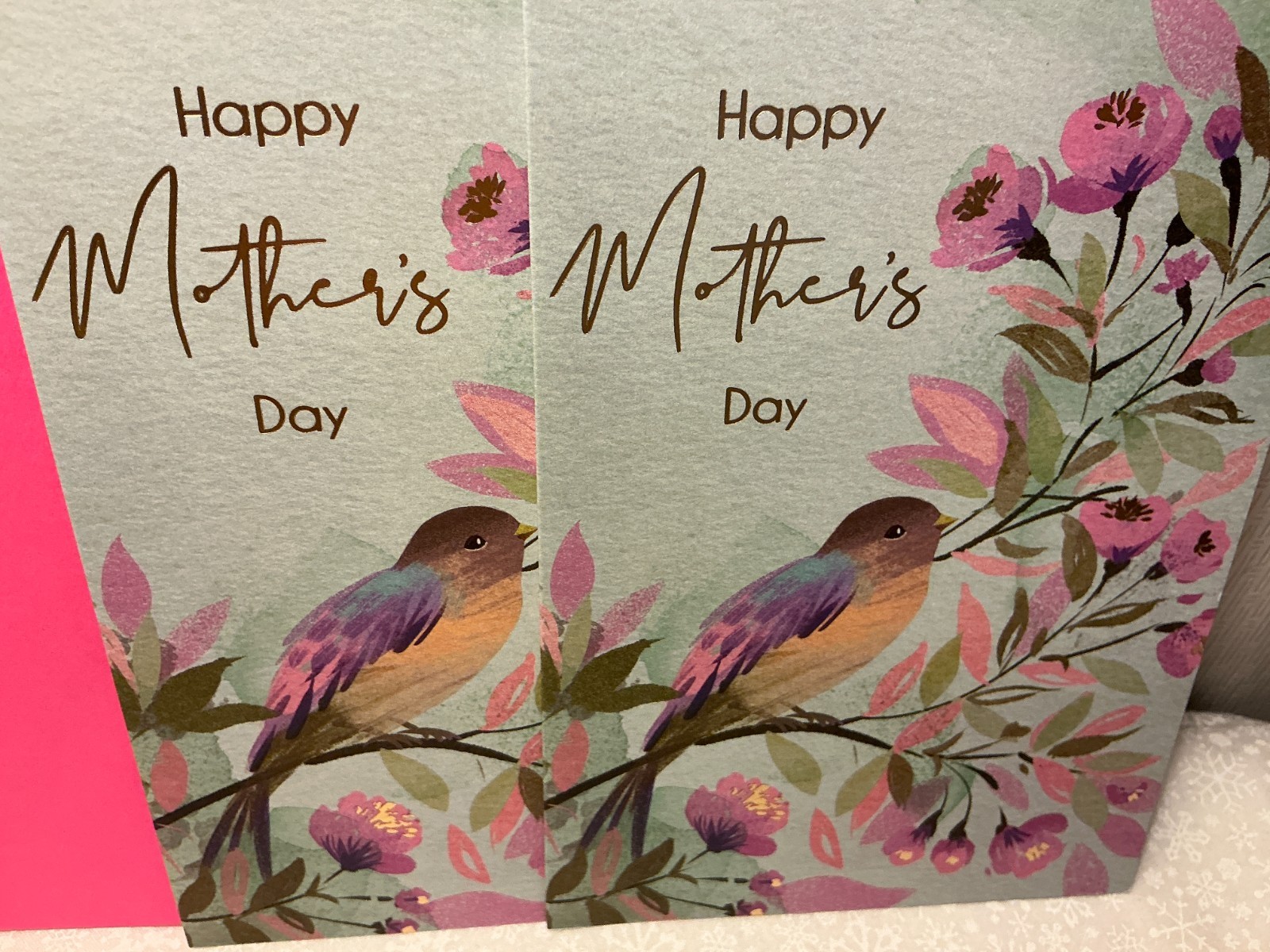 DAUGHTER-IN-LAW RSVP MOTHER’S DAY CARD New w/Envelope “LOVED LIKE A DAUGHTER’