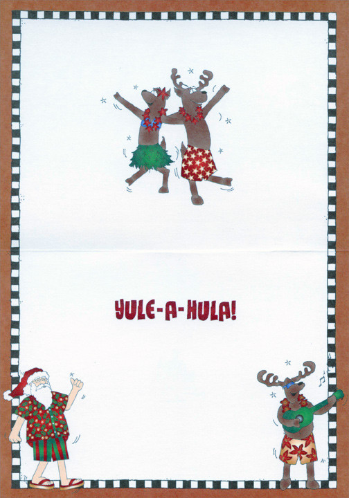Woody Scene LPG Greetings Christmas Card