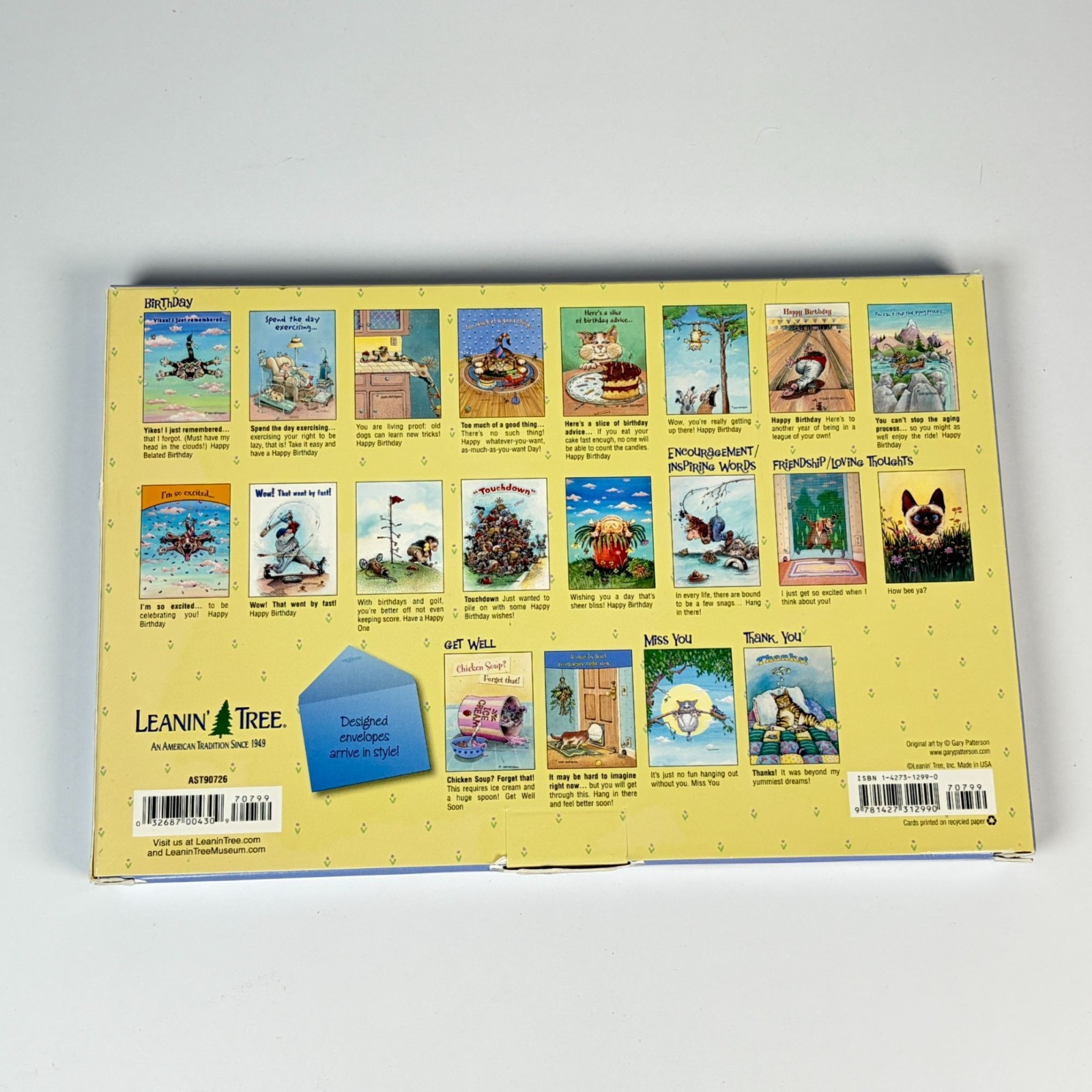 The Best of Gary Patterson Greeting Card Set 20 Cards All Occasions w Envelopes