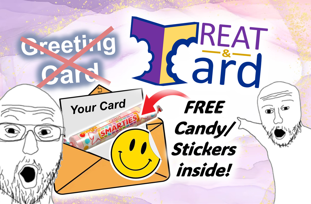 Happy Halloween – Scary 5.5″ x 8.5” Treat-&-Card with Writing Space Inside